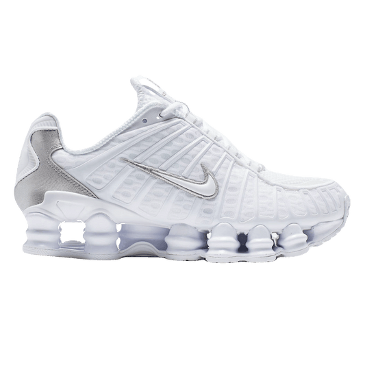 Nike Shox TL White Metallic Silver Max Orange (W)