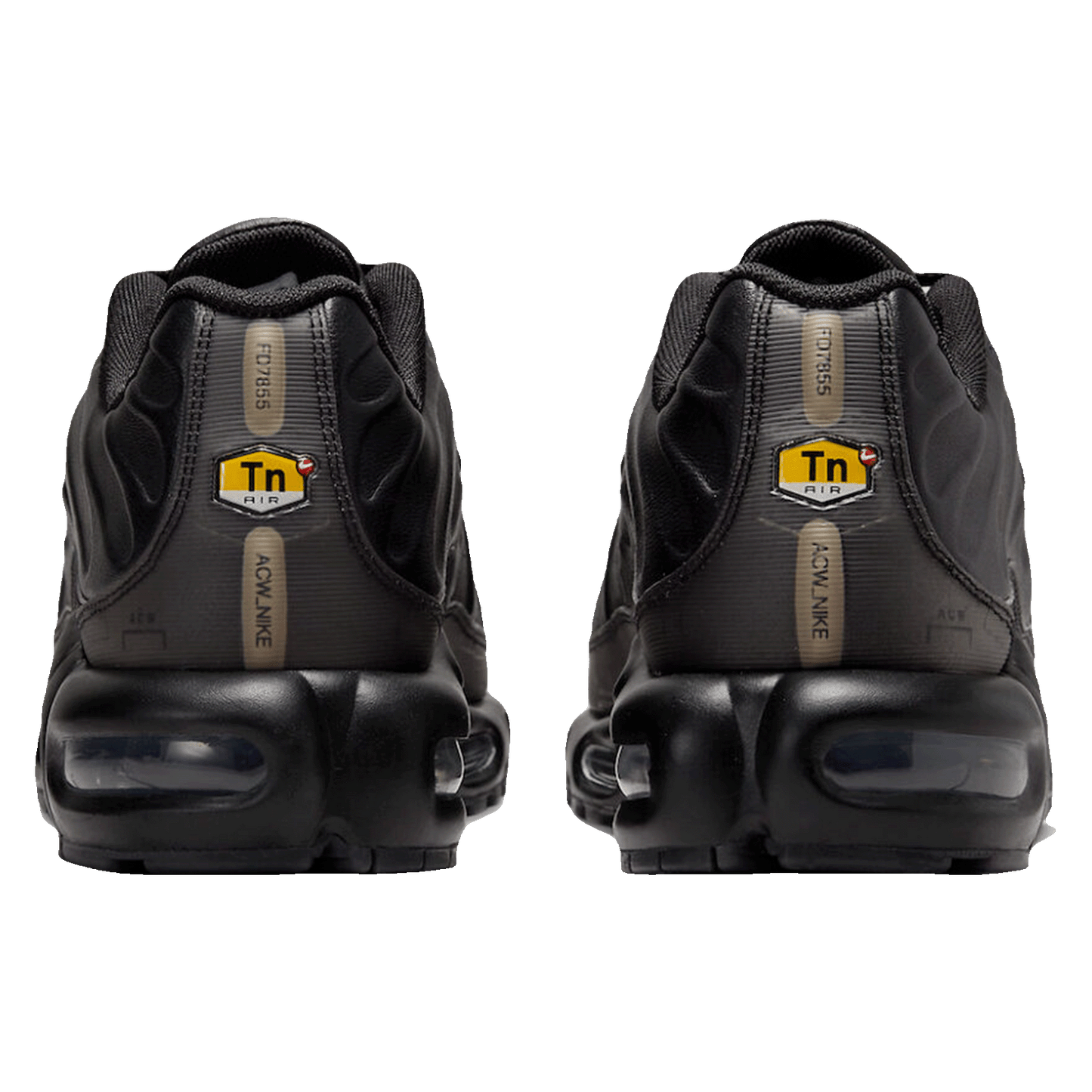 Nike TN Air Max Plus A-COLD-WALL Black Back