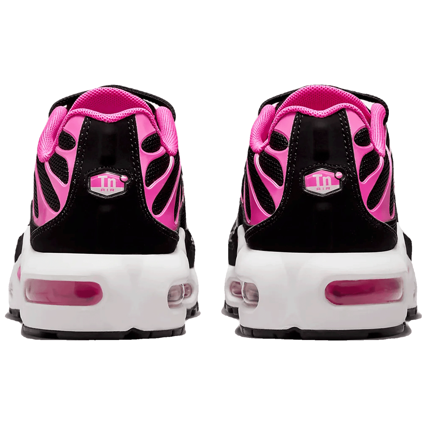 Nike TN Air Max Plus Black White Laser Fuchsia (GS) Back