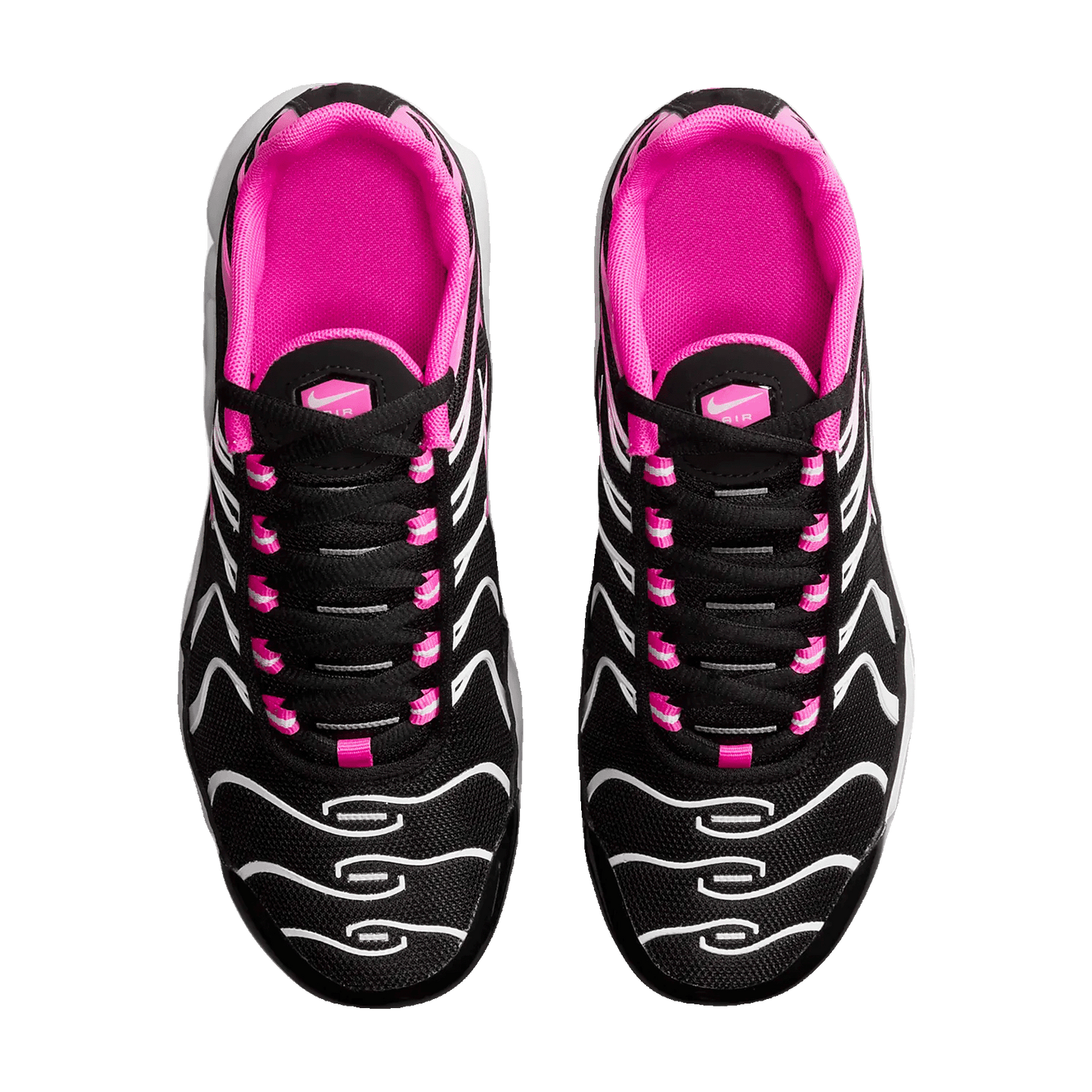 Nike TN Air Max Plus Black White Laser Fuchsia (GS) Oben
