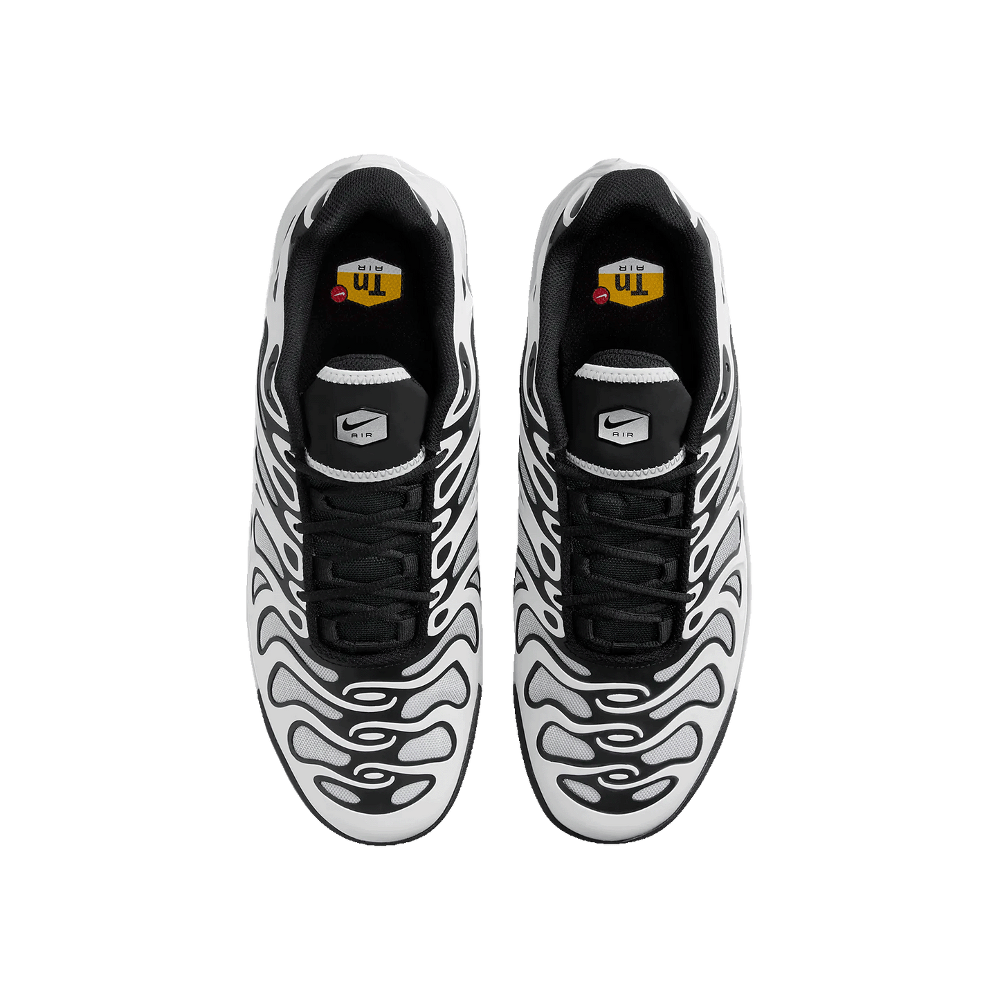 Nike TN Air Max Plus Drift White Black Metallic Silver Oben