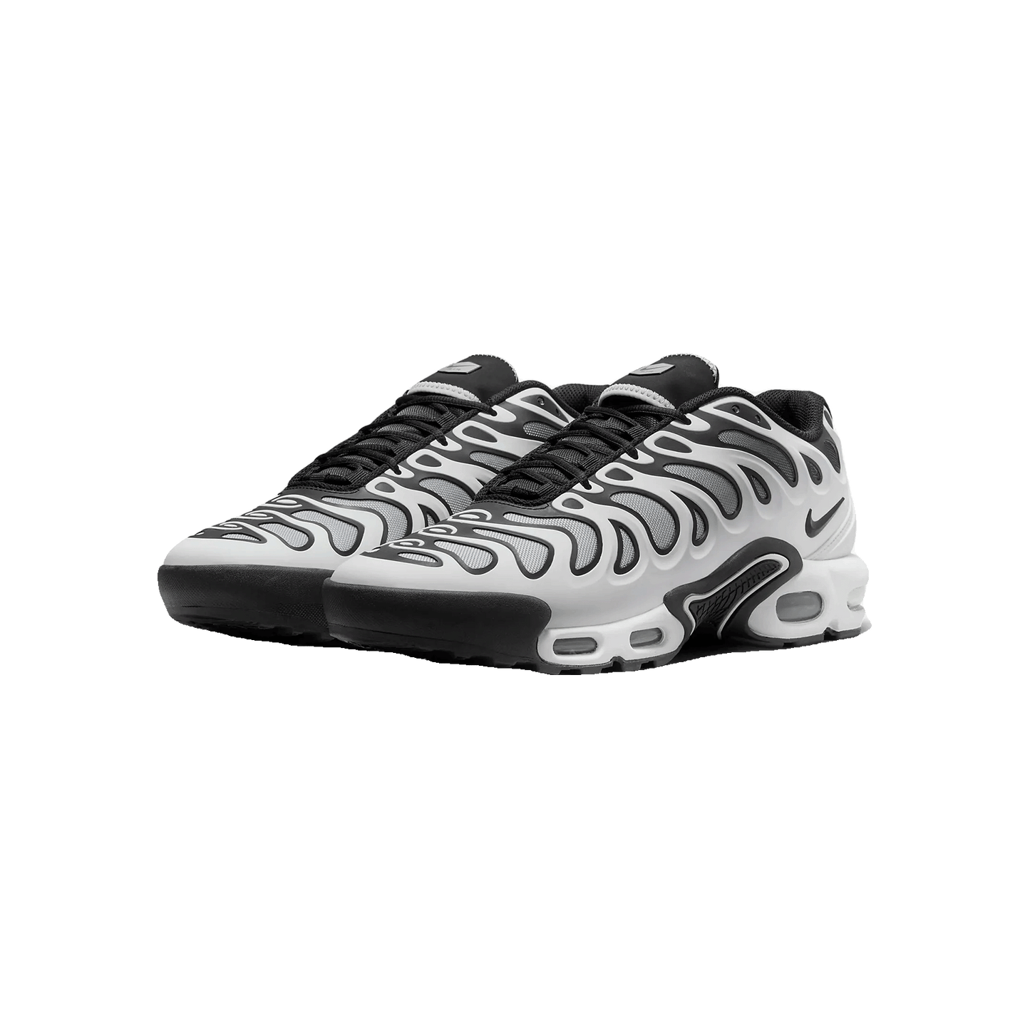 Nike TN Air Max Plus Drift White Black Metallic Silver Side
