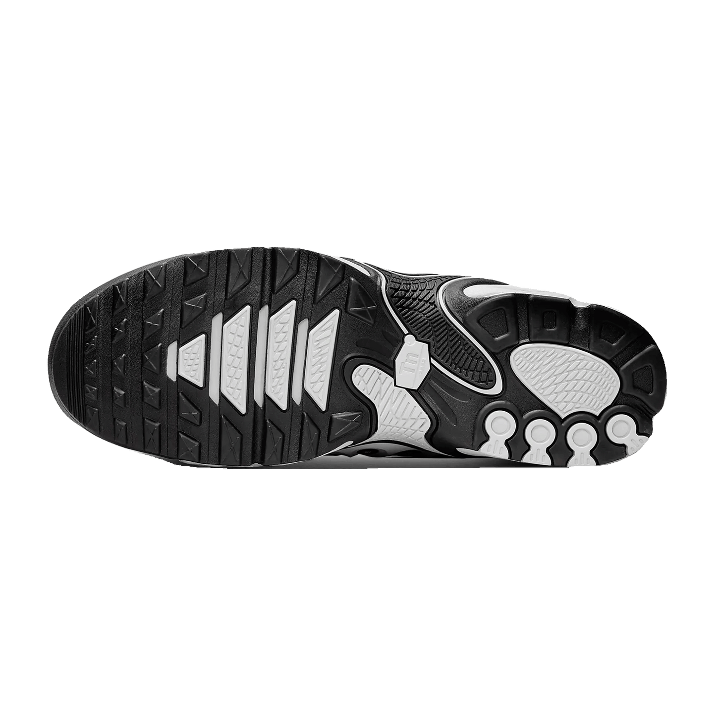 Nike TN Air Max Plus Drift White Black Metallic Silver Sohle