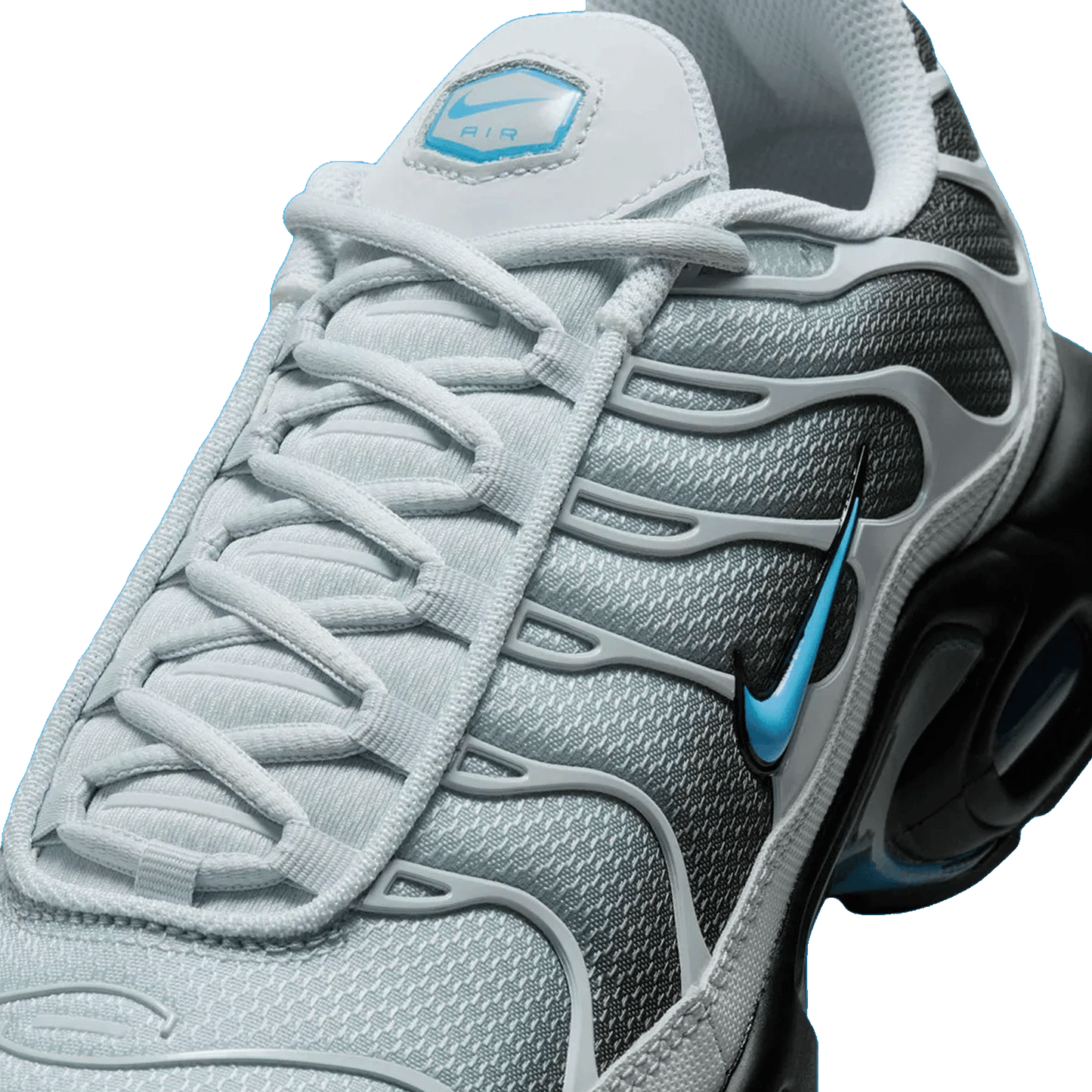 Nike TN Air Max Plus Grey University Blue Black Tongue