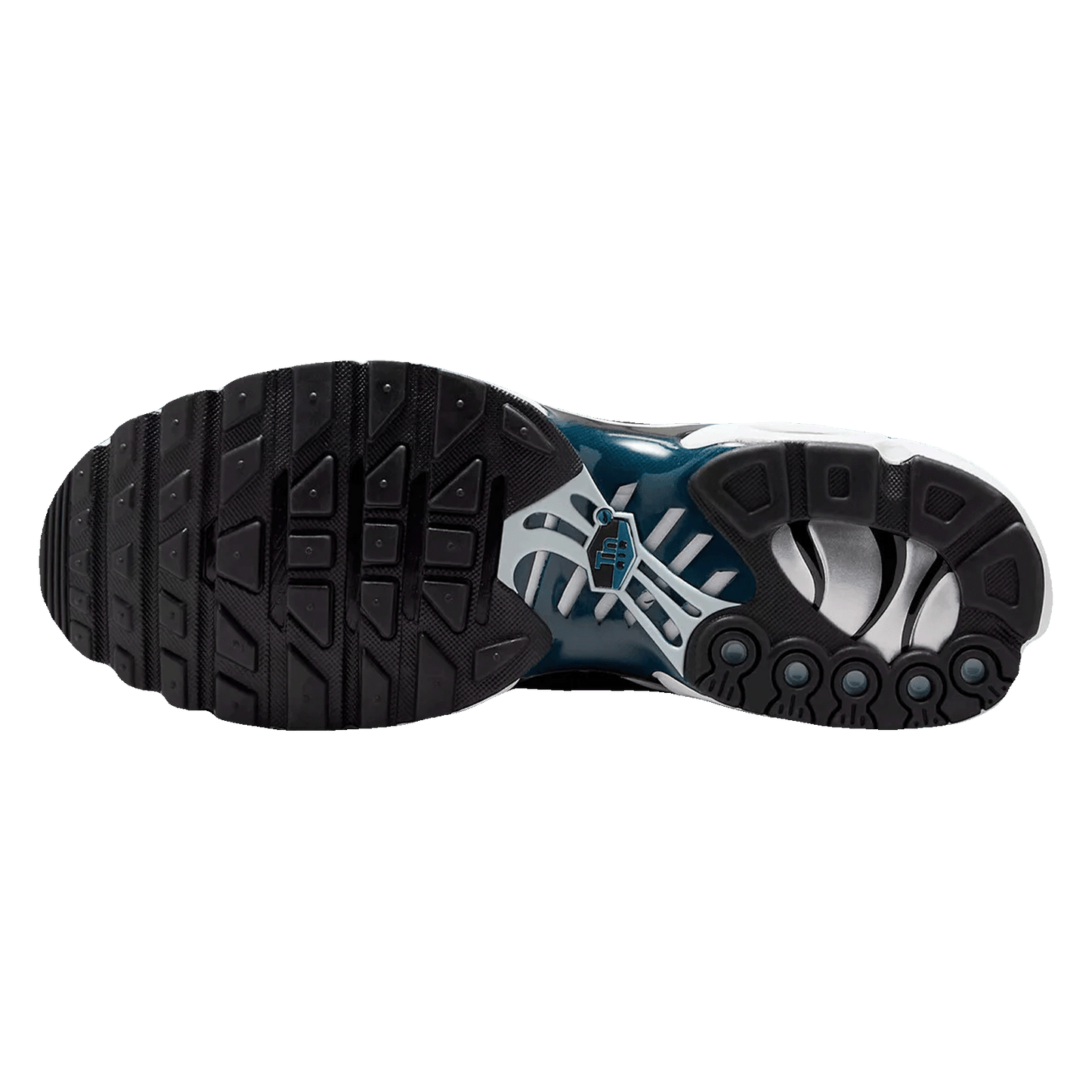Nike TN Air Max Plus Pure Platinum Court Blue Sohle