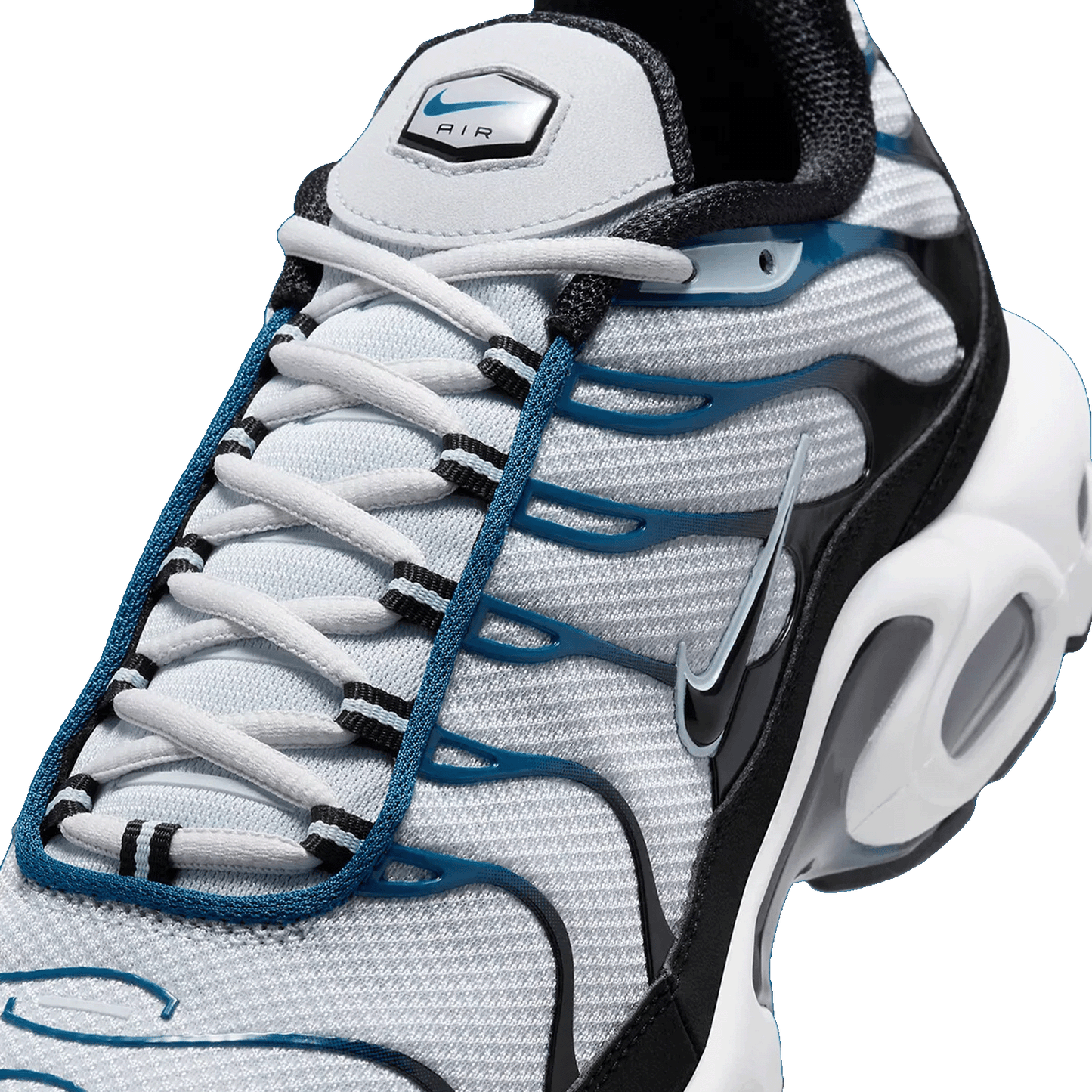 Nike TN Air Max Plus Pure Platinum Court Blue Tongue