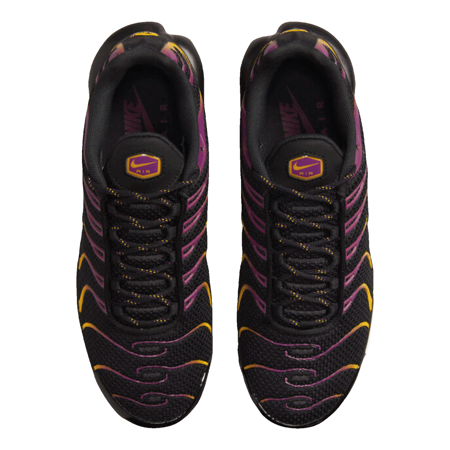 Nike TN Air Max Plus University Gold Viotech Purple Oben