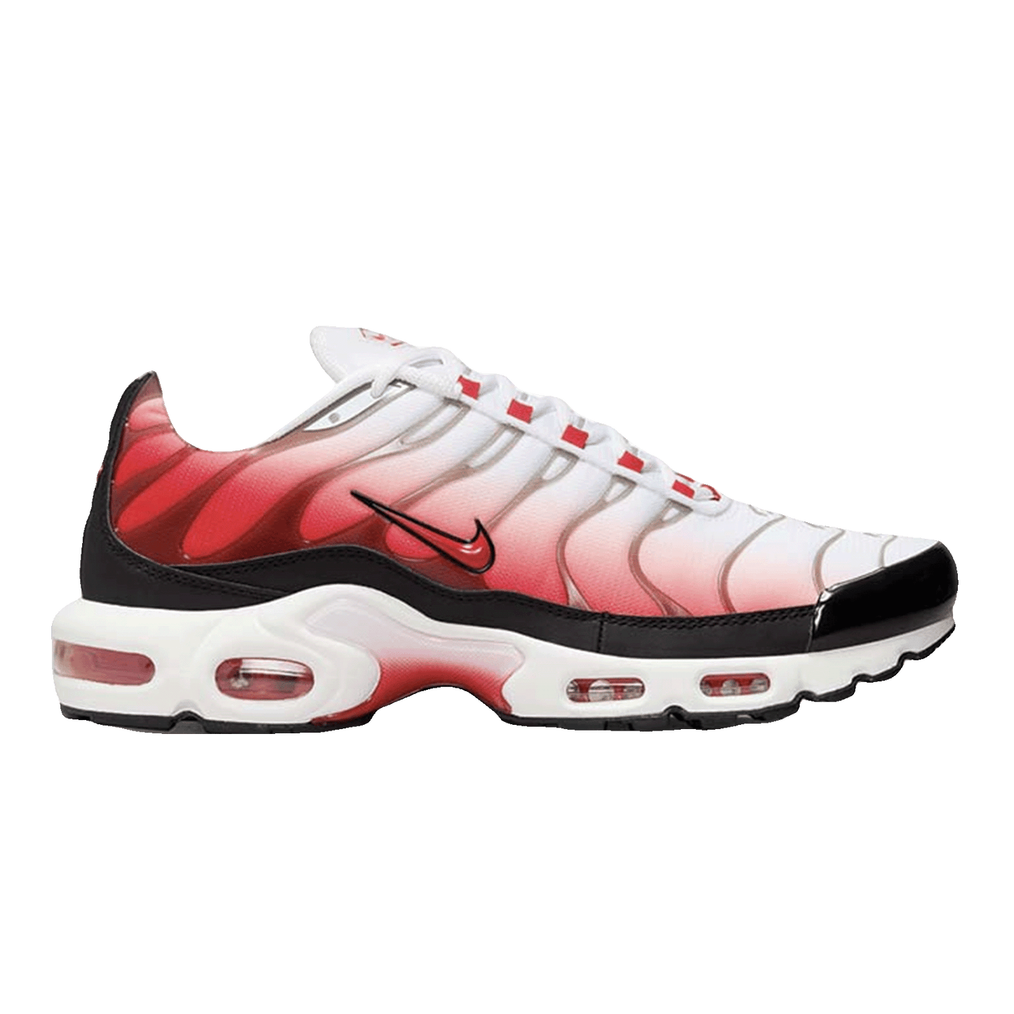 Nike TN Air Max Plus White Black University Red