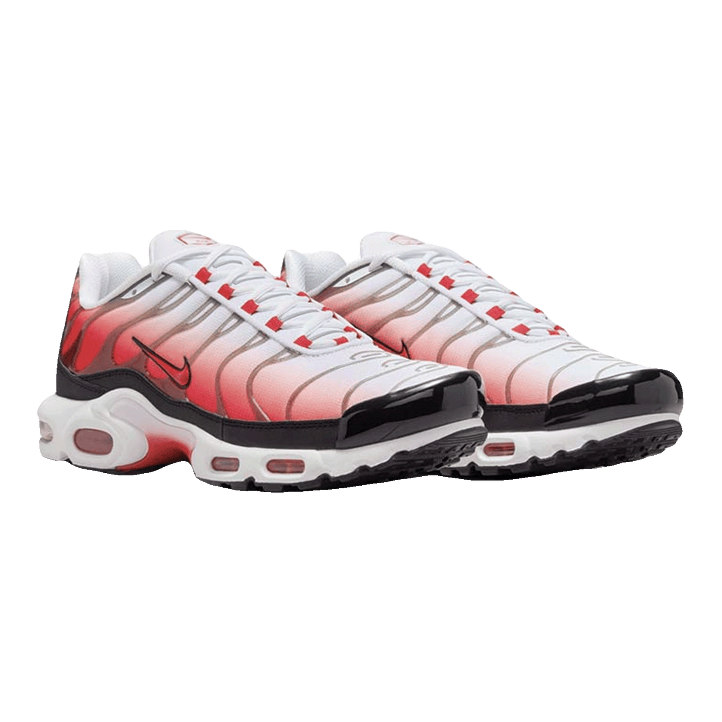 Nike TN Air Max Plus White Black University Red Side