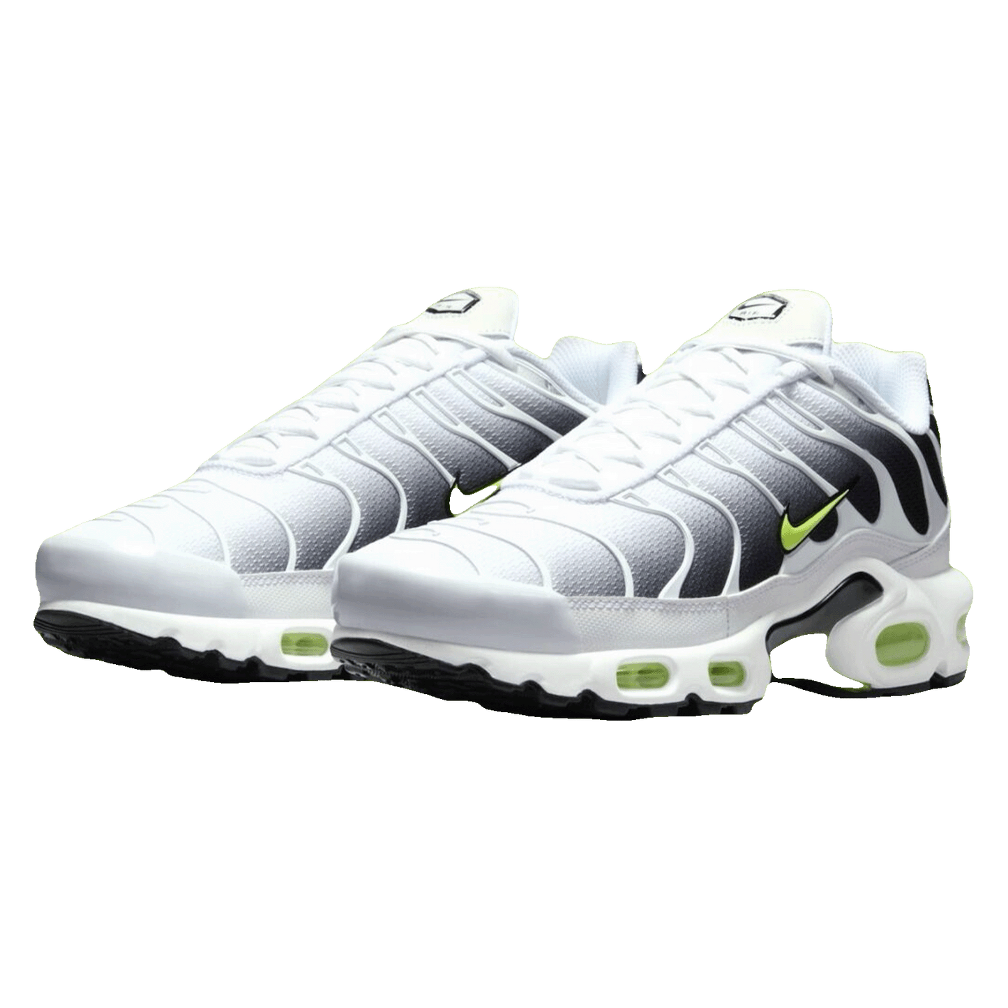 Nike TN Air Max Plus White Black Volt Side