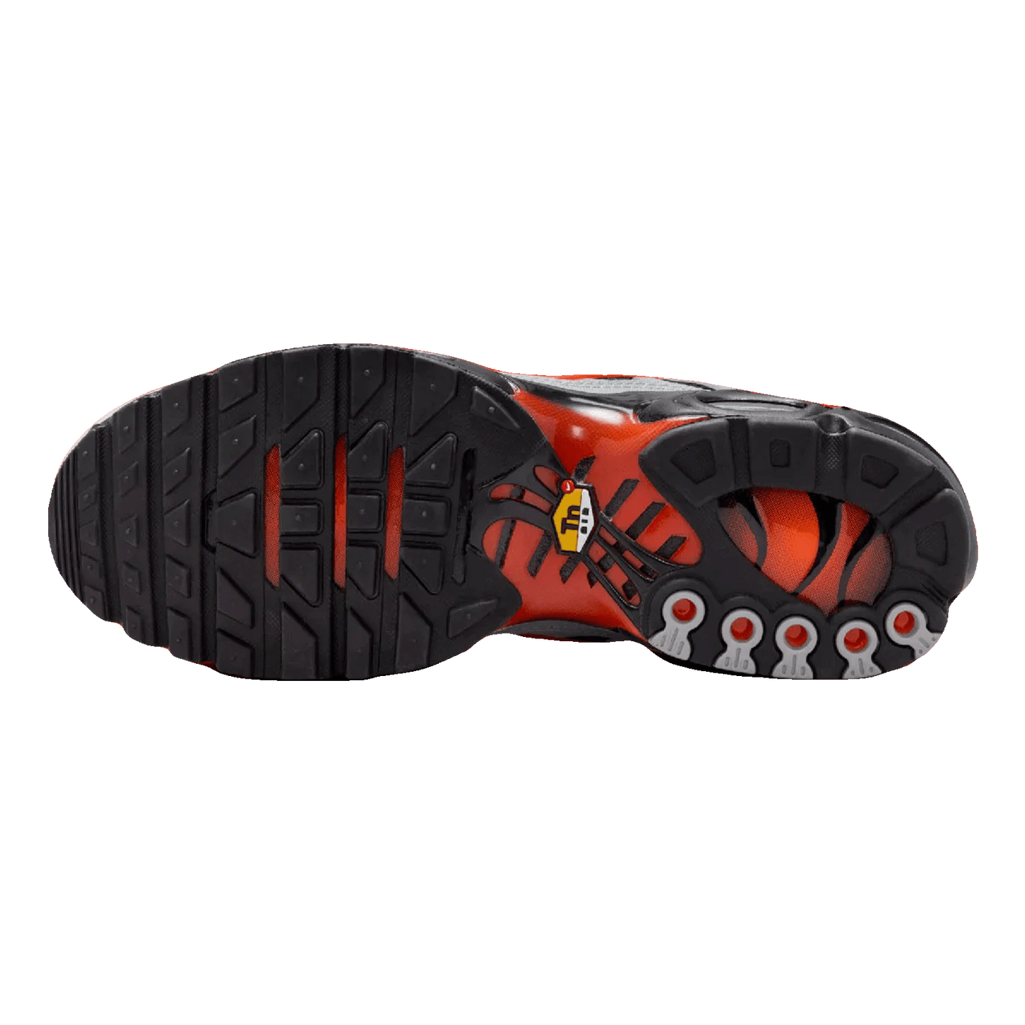 Nike TN Air Max Plus Wolf Grey Picante Red Sohle