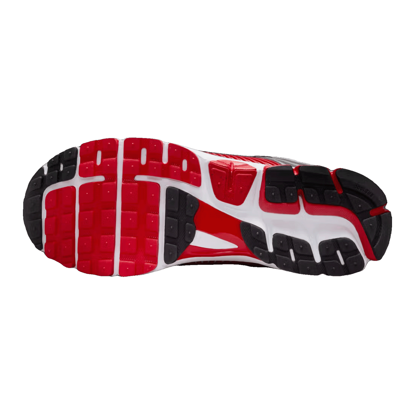 Nike Zoom Vomero 5 Metallic Silver University Red Sohle HV0926-095