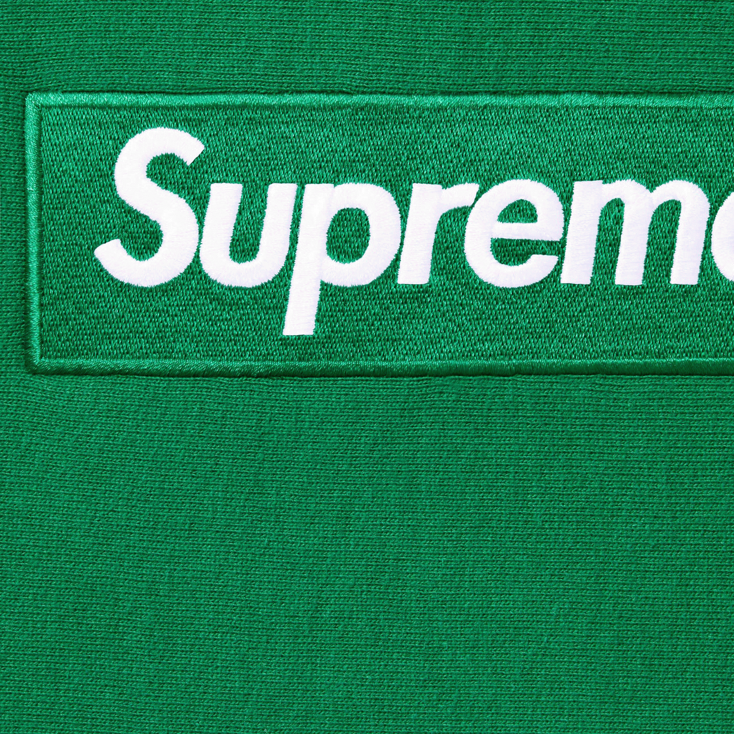 Supreme Box Logo Hooded Sweatshirt Sweatshirt (FW24) Green Logo