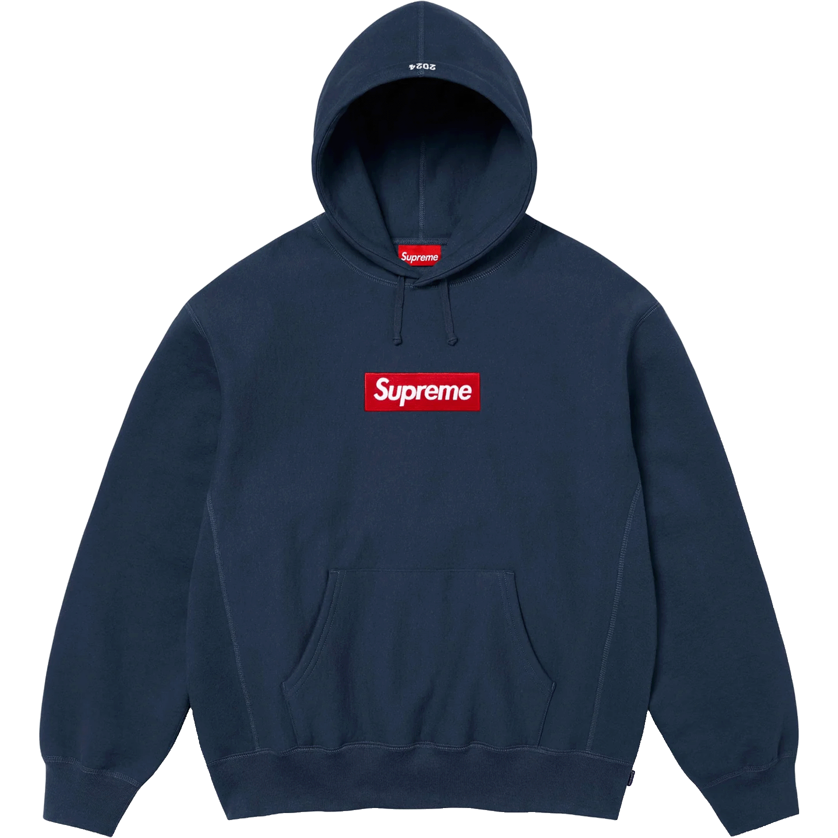 Supreme Box Logo Hooded Sweatshirt (FW24) Navy – Forty Four Supreme Box Logo Hooded Sweatshirt (FW24) Navy – Forty Four
