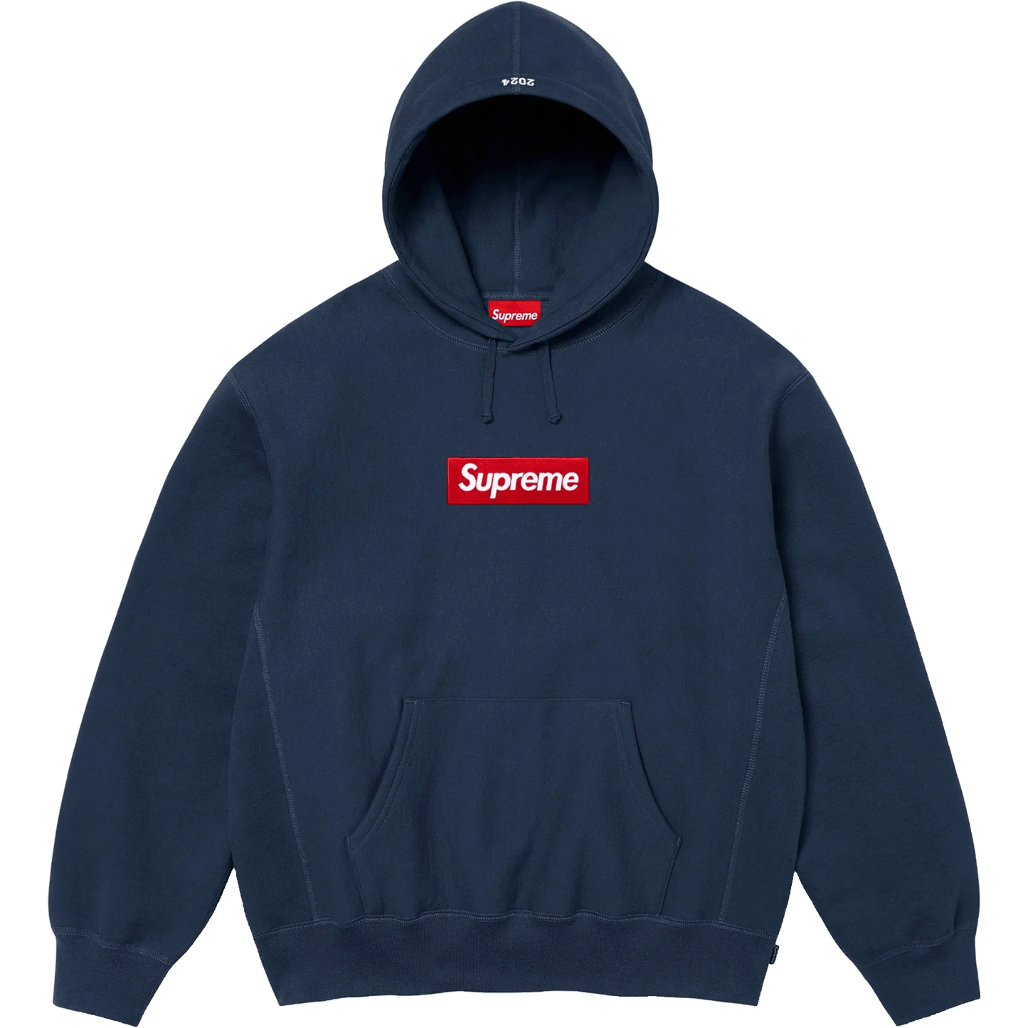 Supreme Box Logo Hooded Sweatshirt Sweatshirt (FW24) Navy