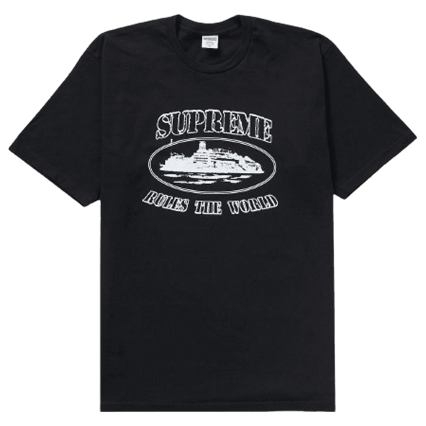 Supreme Corteiz Rules The World Tee Black