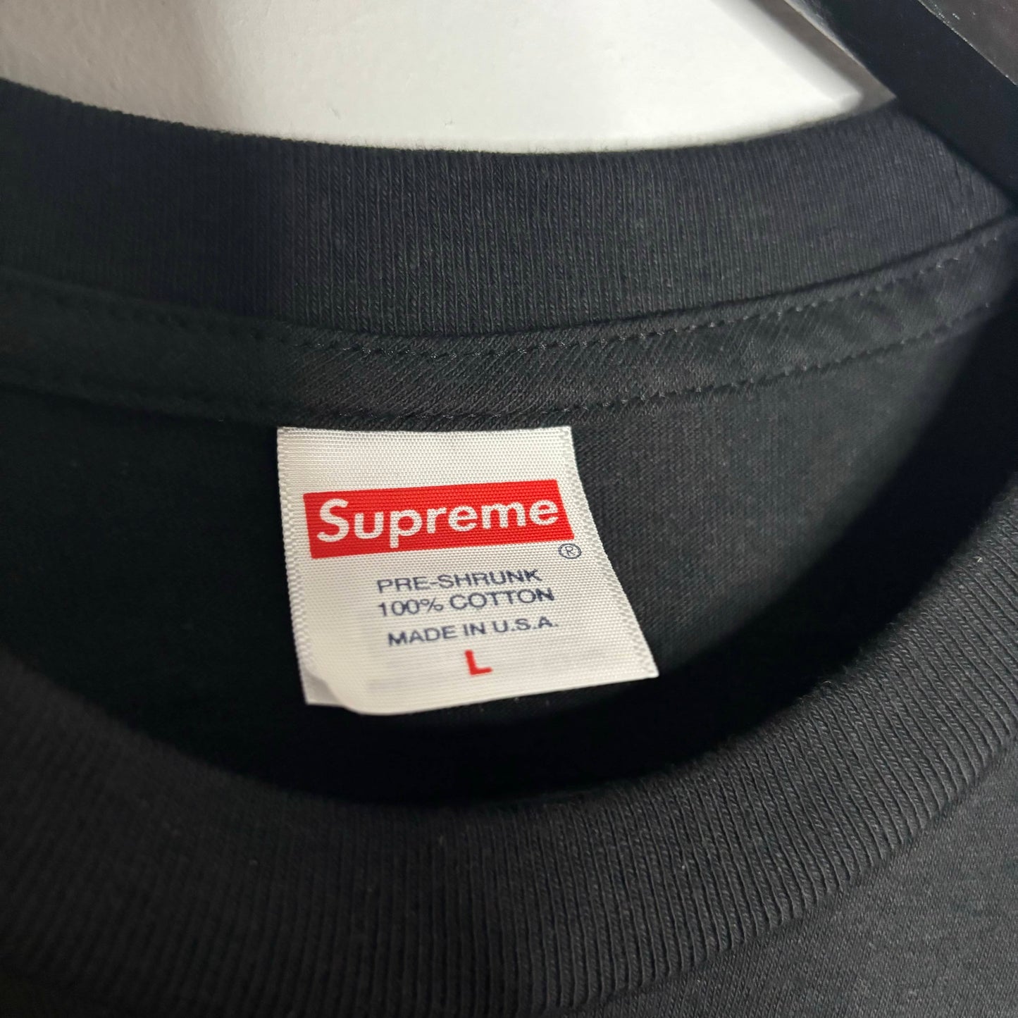 Supreme Corteiz Rules The World Tee Black Tag