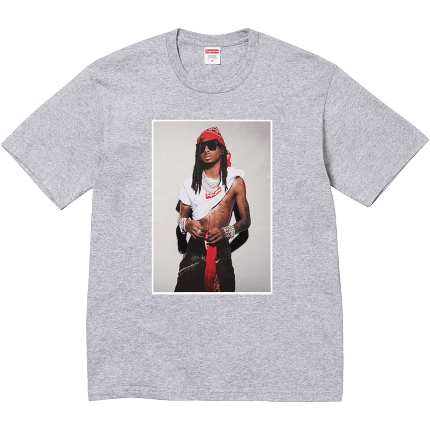 Supreme Playboi Carti Tee Heather Grey