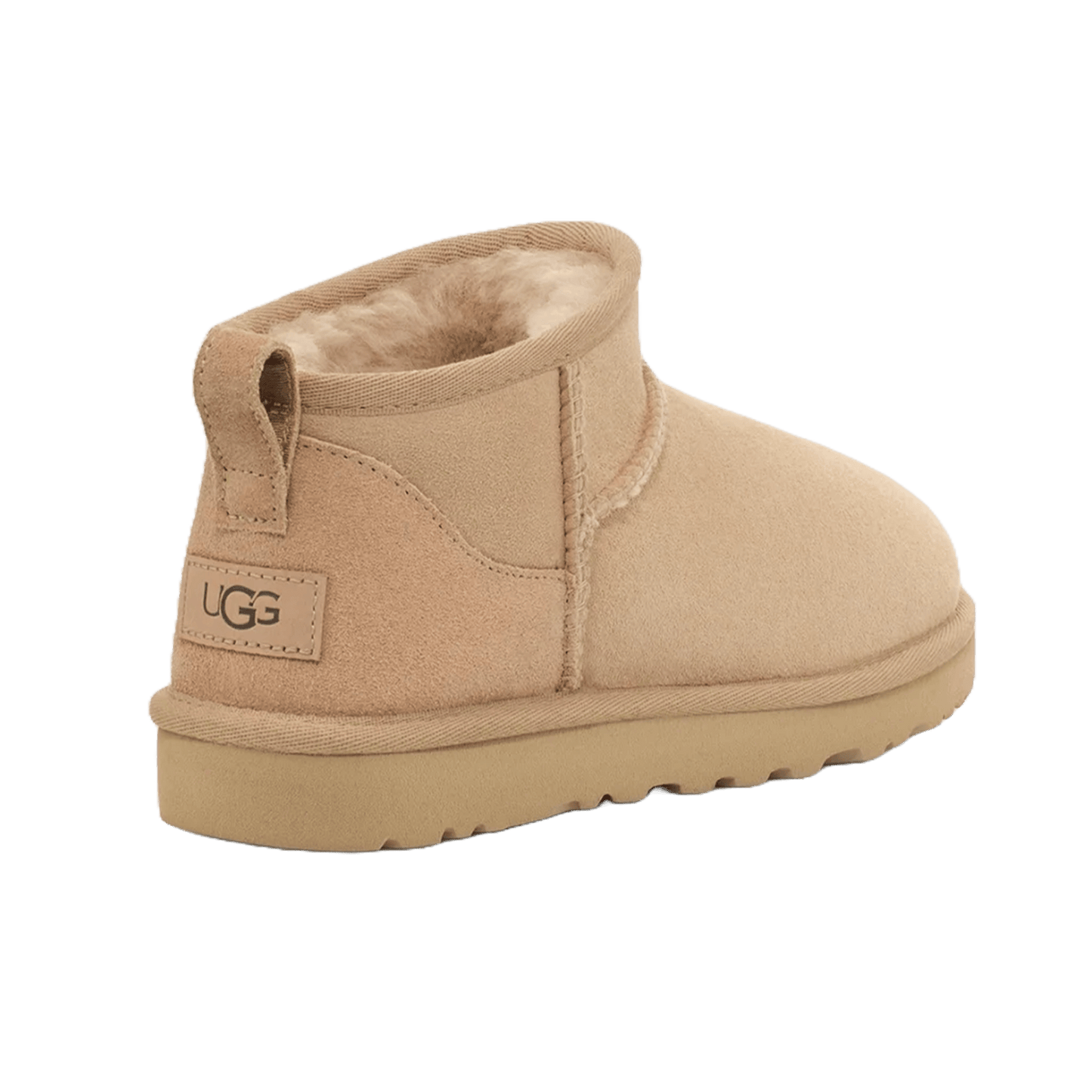 UGG Classic Ultra Mini Boot Brown Driftwood (W) Back
