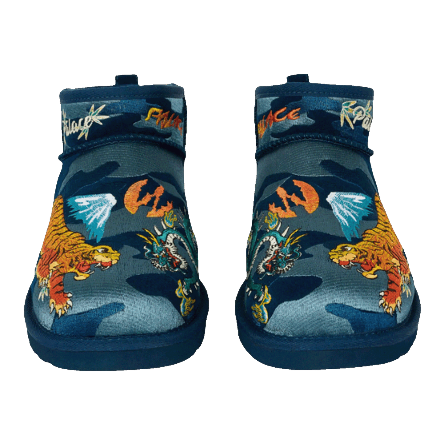 UGG Classic Ultra Mini Boot Palace Navy Camo Oben