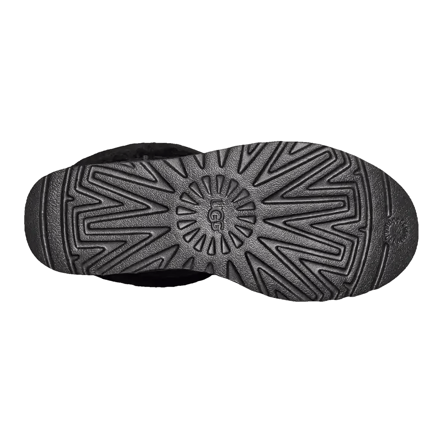 UGG Classic Ultra Mini Maxi Curly Boot Black (W) Sohle