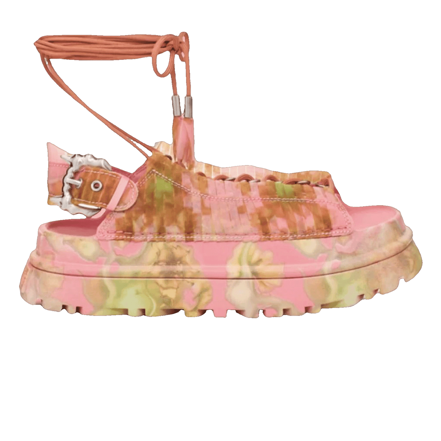 UGG Collina Strada GoldenGlow Sandal Pink Floral (W)