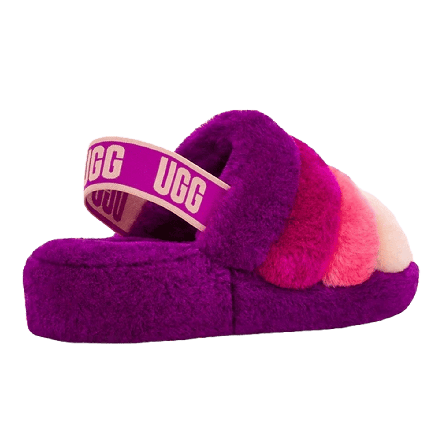 UGG Fluff Yeah Slide Berrylicious Multi (W) Back