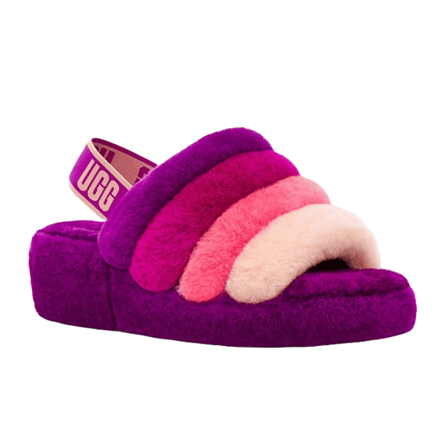 UGG Fluff Yeah Slide Berrylicious Multi (W) Side