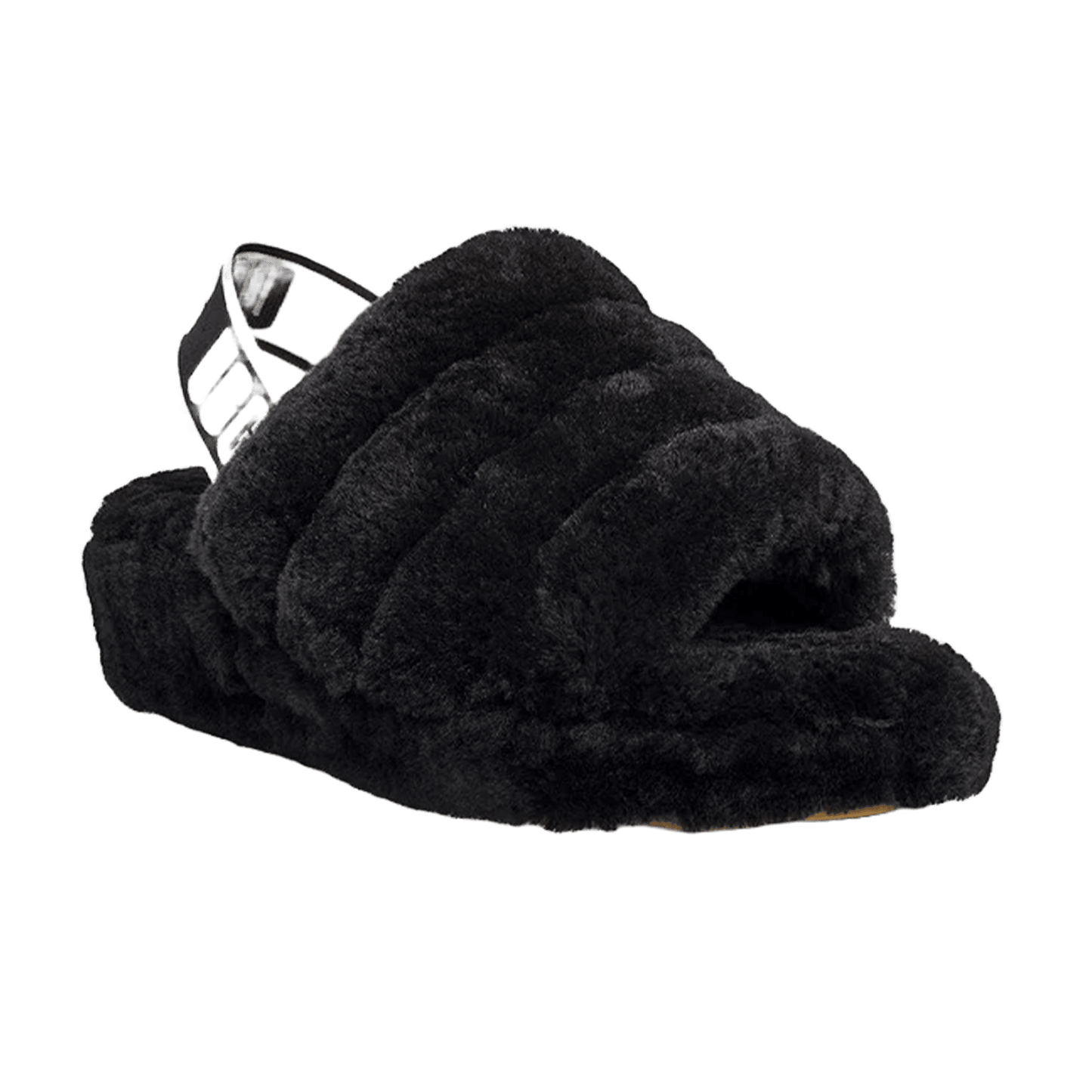 UGG Fluff Yeah Slide Black (W) Side