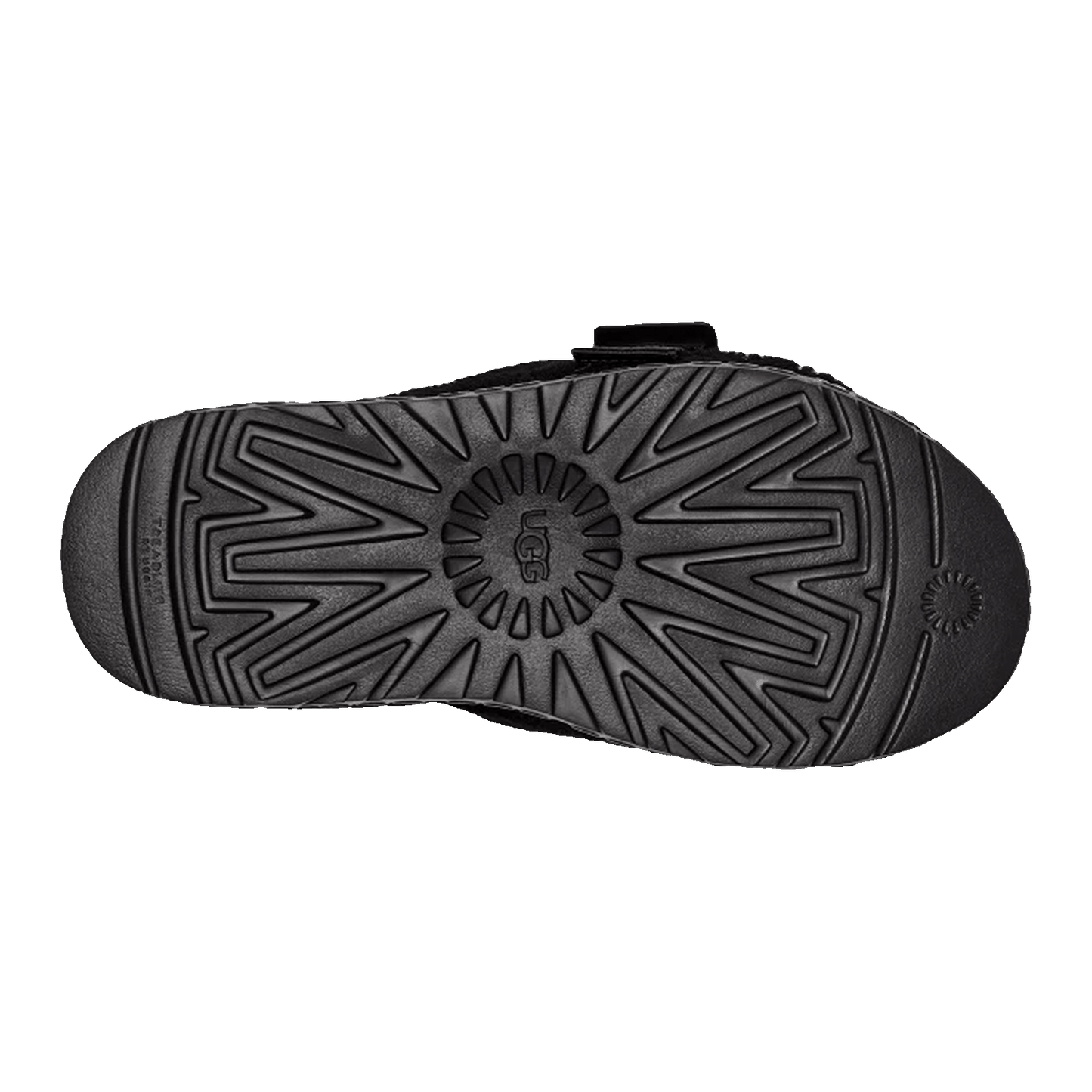 UGG Fluffita Slide Black (W) Sohle