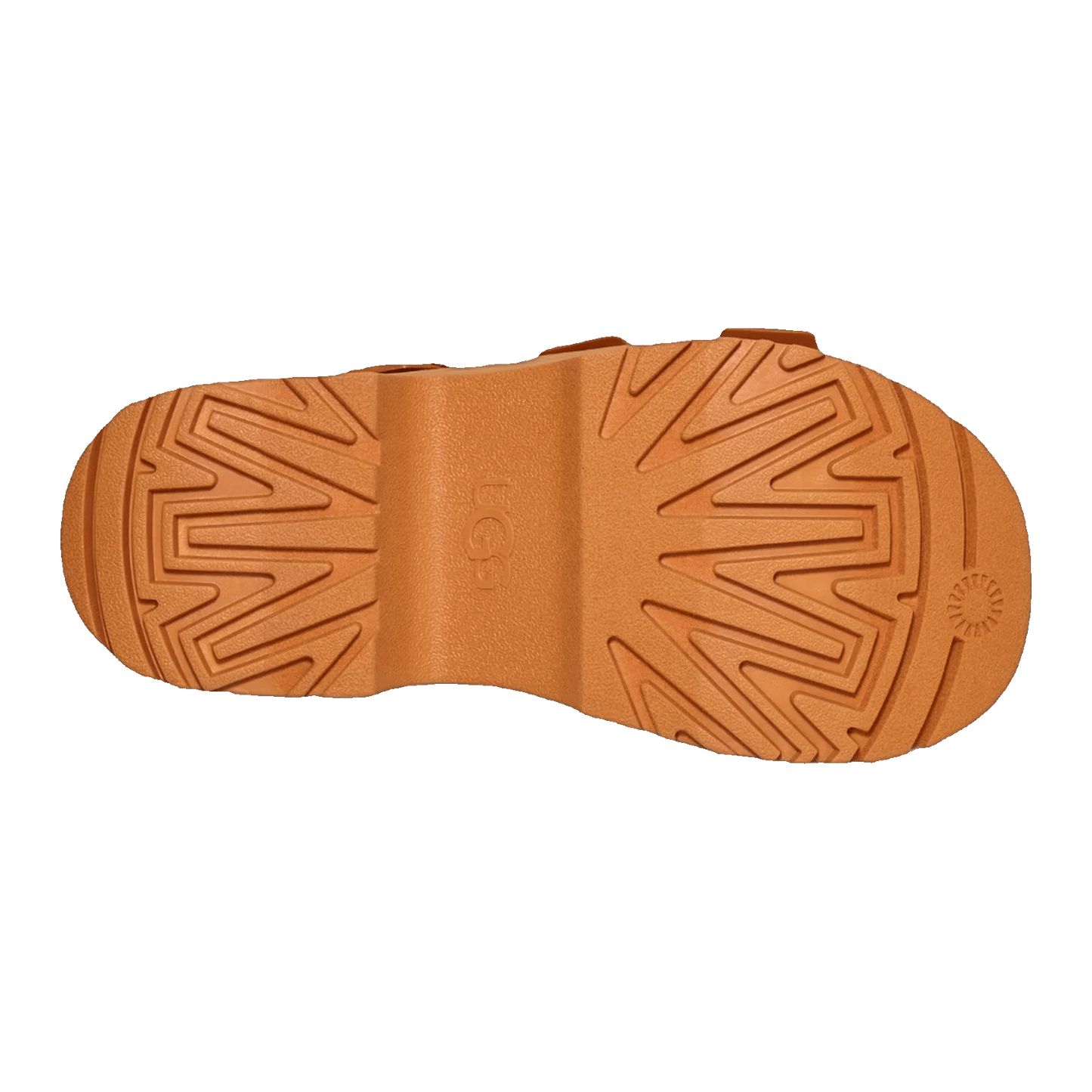 UGG GoldenRise Platform Sandals Dark Apricot (W) Sohle