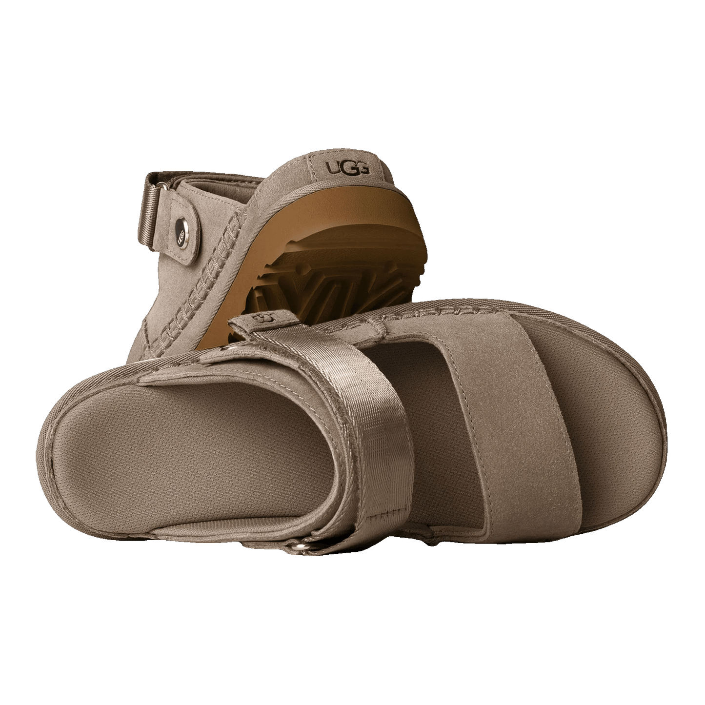 UGG Goldenstar Glide Sandal Smoke Plume (W) Oben