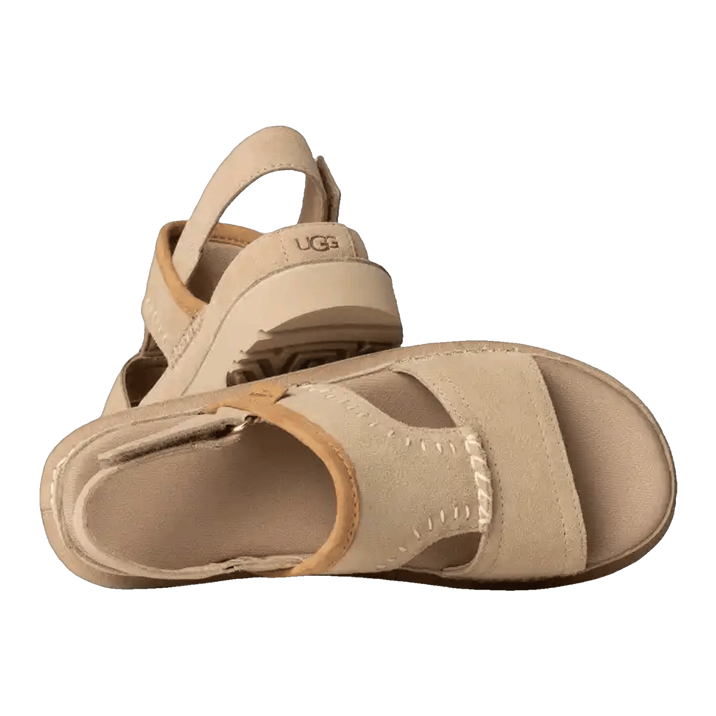 UGG Goldenstar Platform Sandal Sand (W) Oben