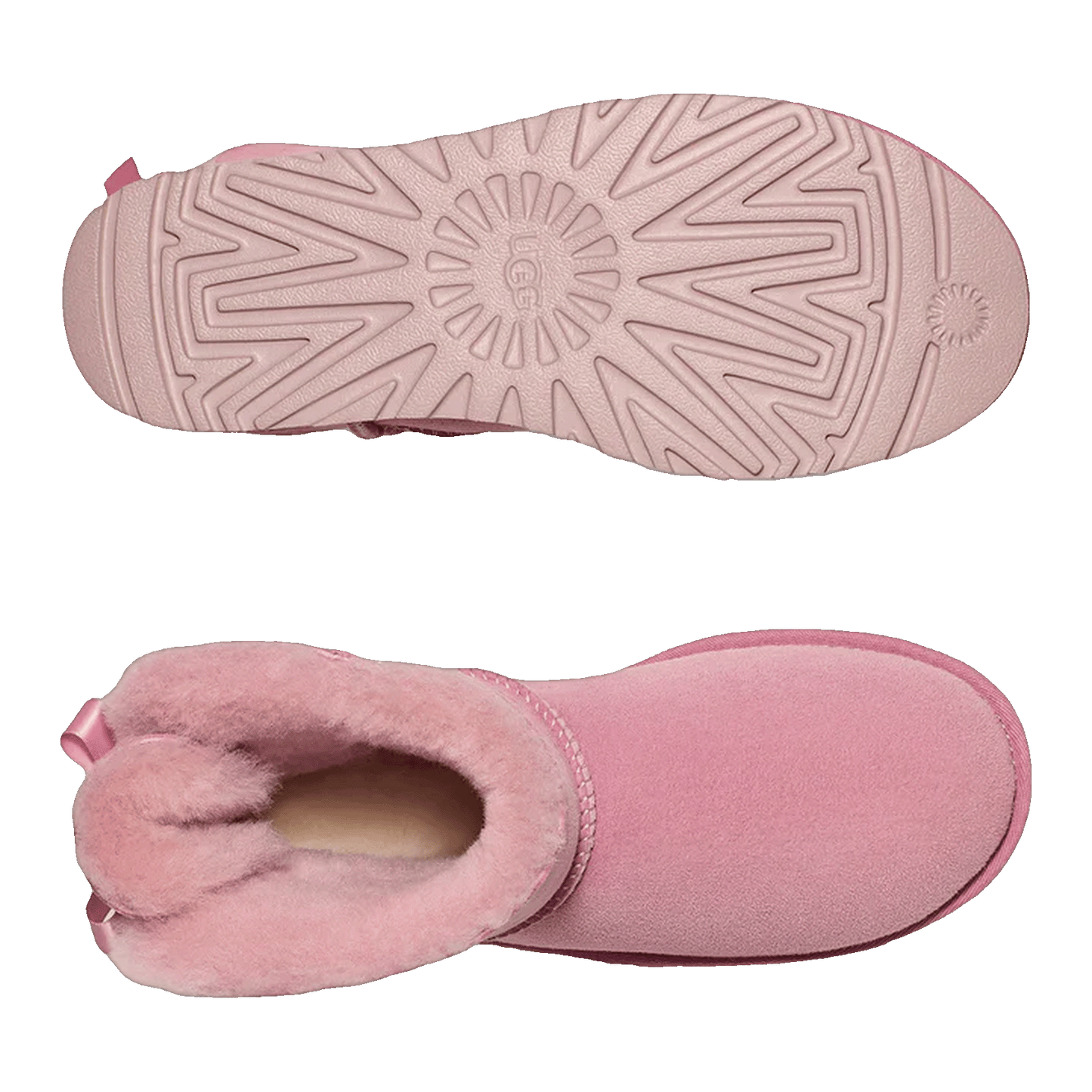 UGG Mini Bailey Bow II Dusty Orchid (W) Sohle