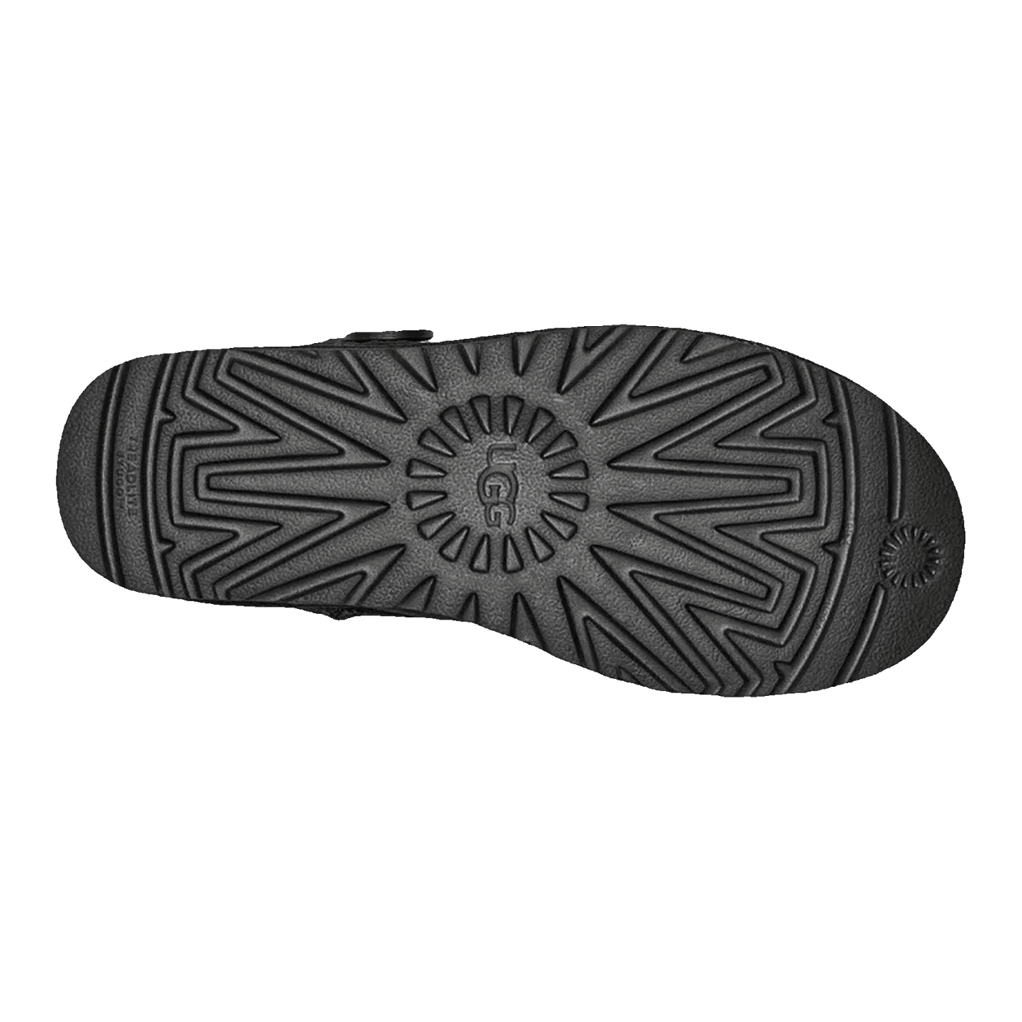 UGG Mini Bailey Button Boot Black (W) Sohle