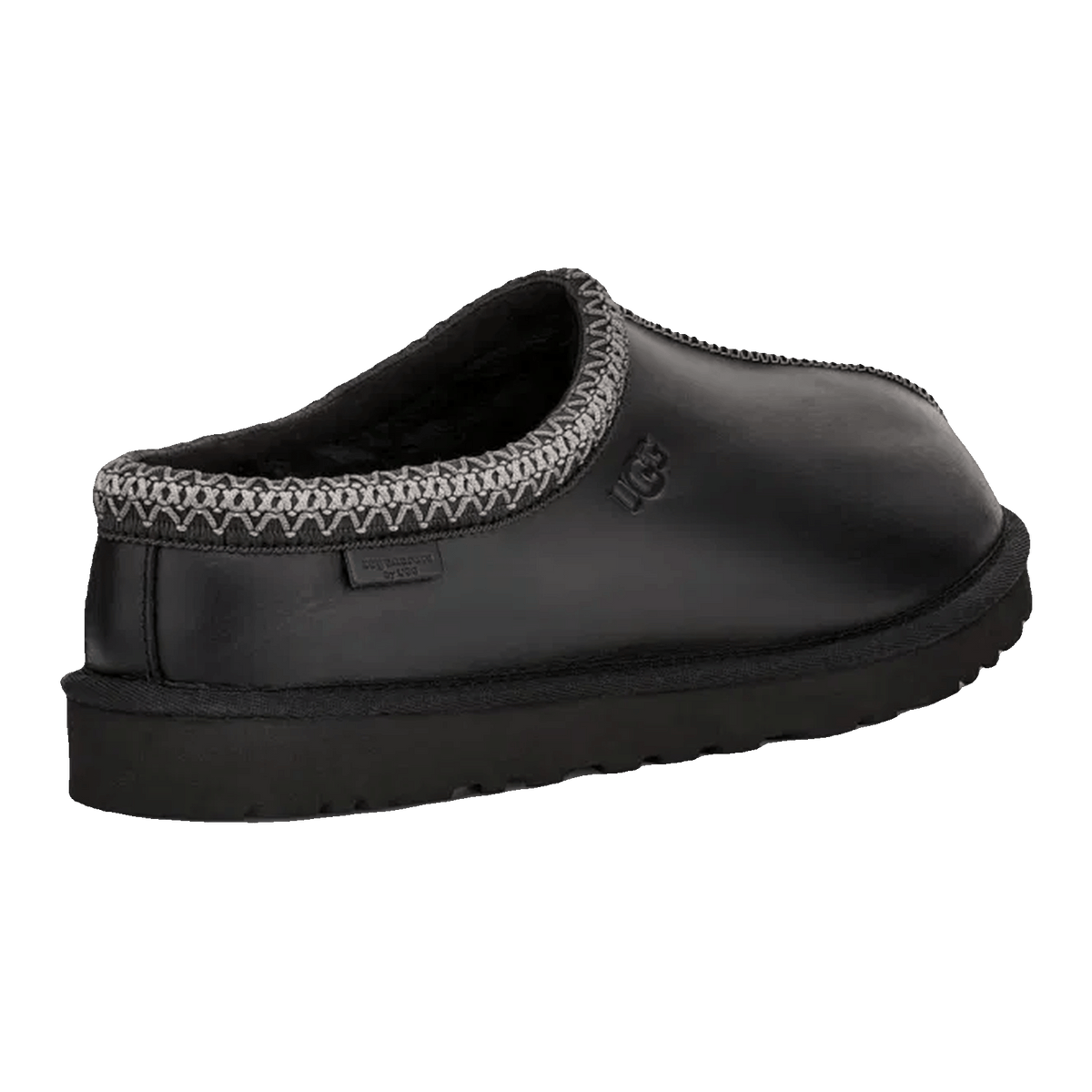 UGG Tasman LTHR Regen Slipper Black 1163890-BLK