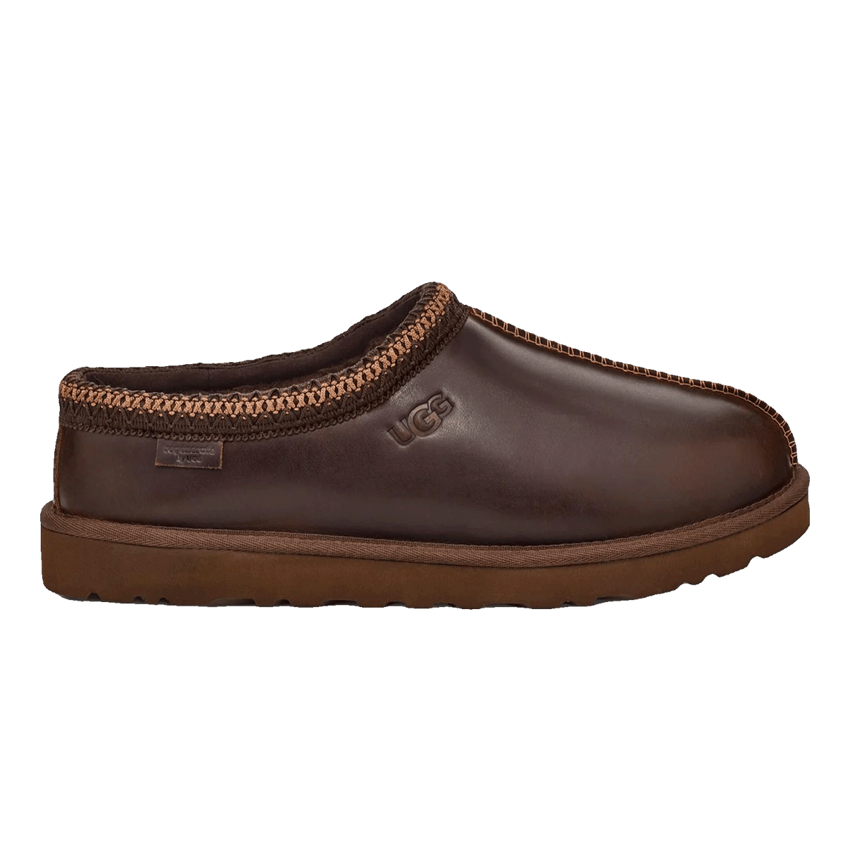 UGG Tasman LTHR Regen Slipper Ironwood 1163890-IWD