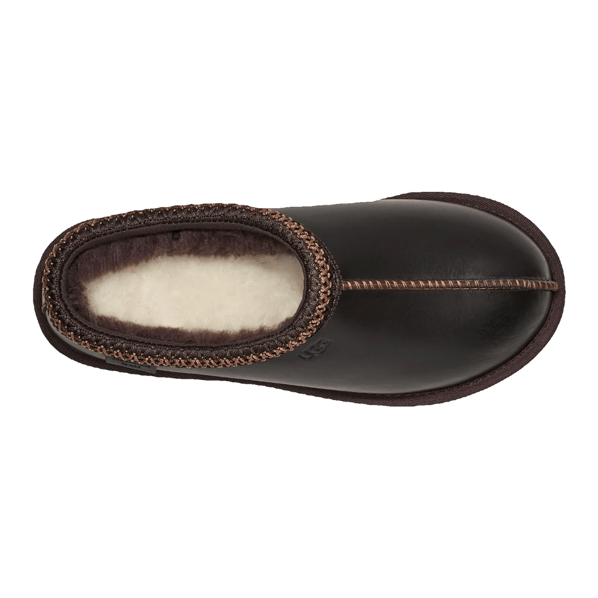 UGG Tasman LTHR Regen Slipper Ironwood (W) Oben 1170292-IWD