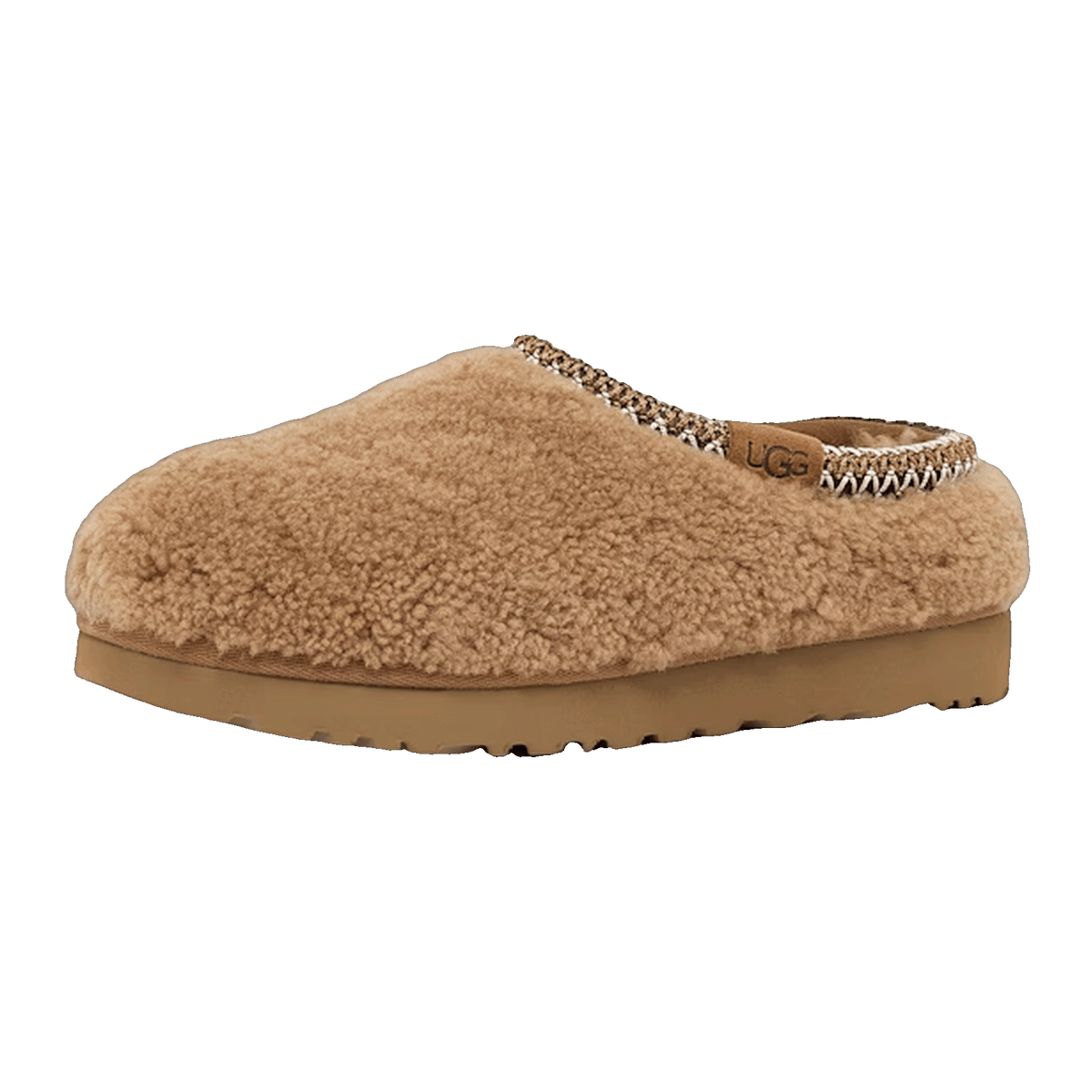 UGG Tasman Maxi Curly Slipper Chestnut (W) Side 1158356-CHE