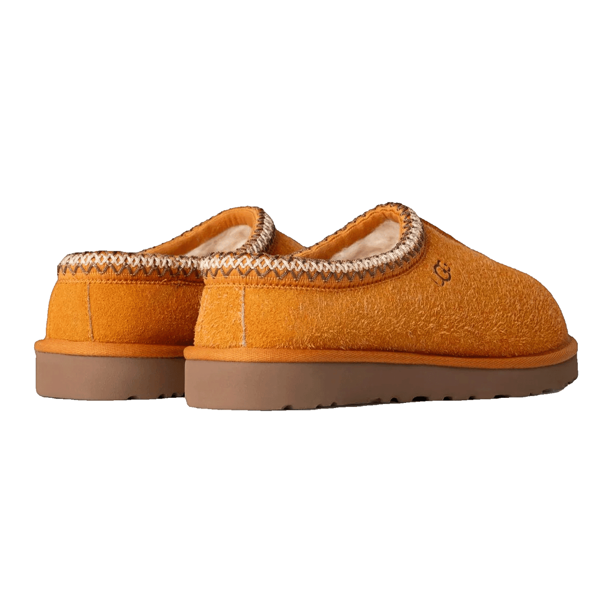 UGG Tasman Shaggy Suede Slipper Dark Apricot Back 1166930-DCT