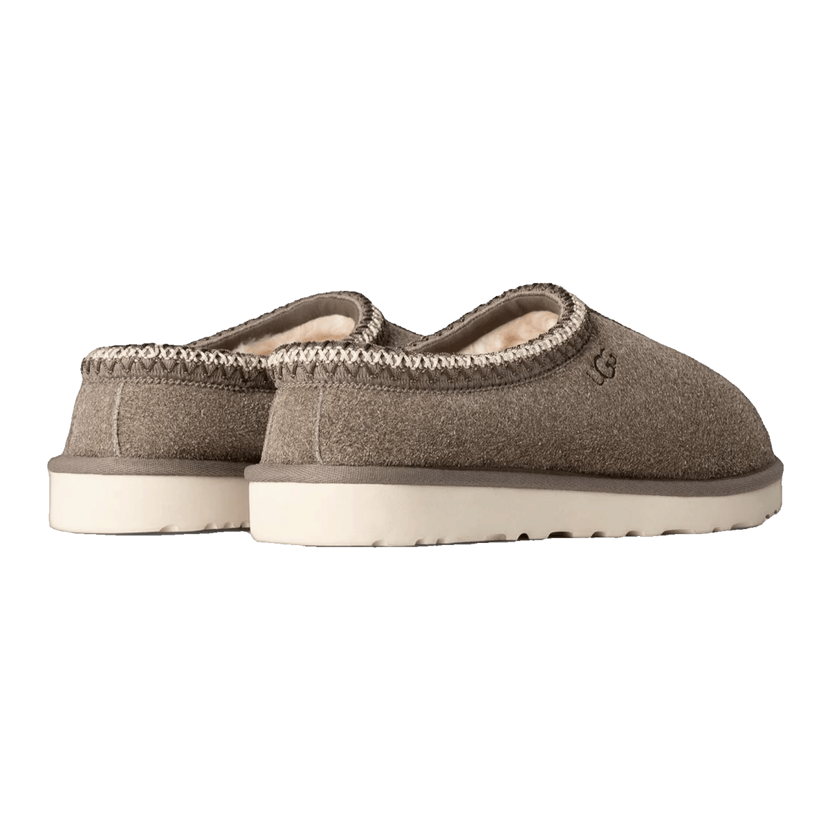 UGG Tasman Shaggy Suede Slipper Smoke Plume Back 1166930-SKP