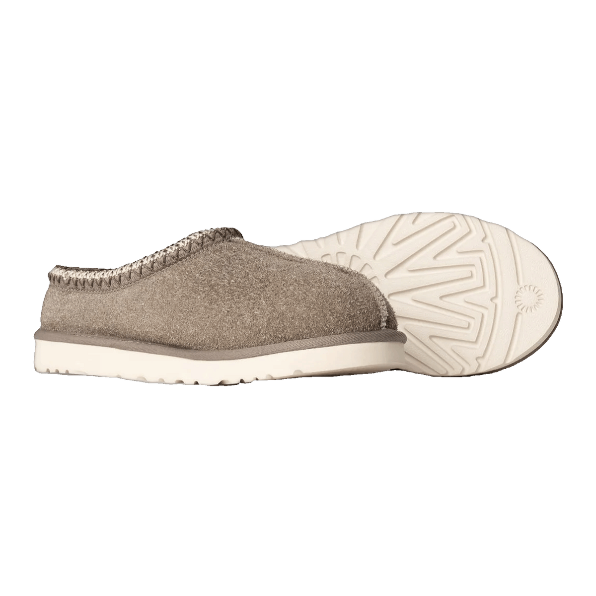 UGG Tasman Shaggy Suede Slipper Smoke Plume Side 1166930-SKP
