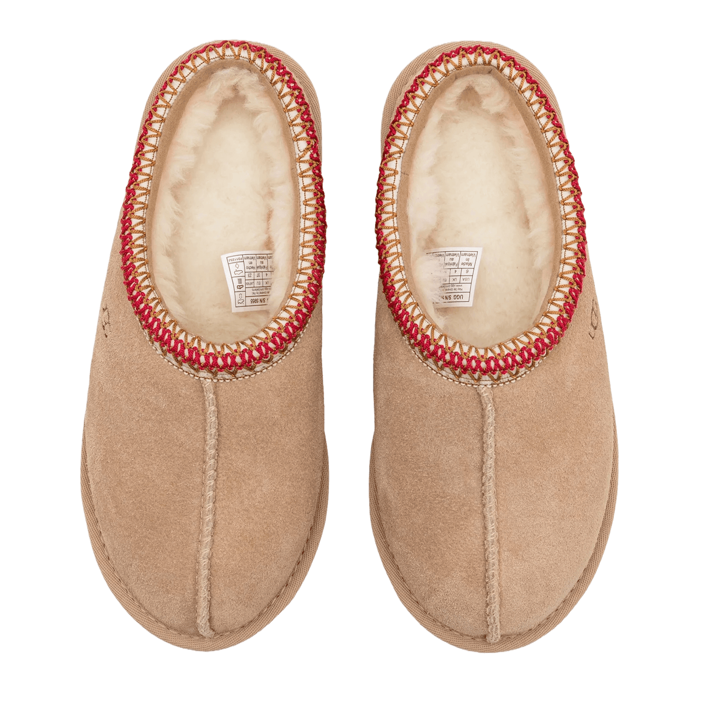 UGG Tasman Slipper Sand Dark Cherry (W) Oben