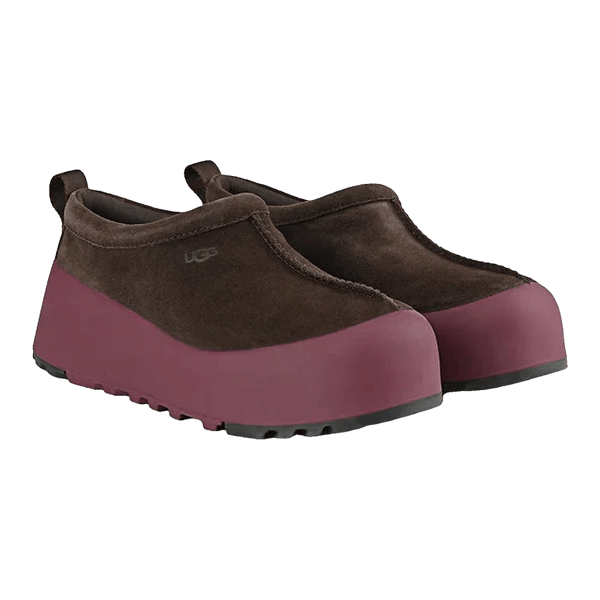 UGG Tasman StreetScape Slipper Dusted Cocoa Wild Grape (W) Side 1174011-DDG