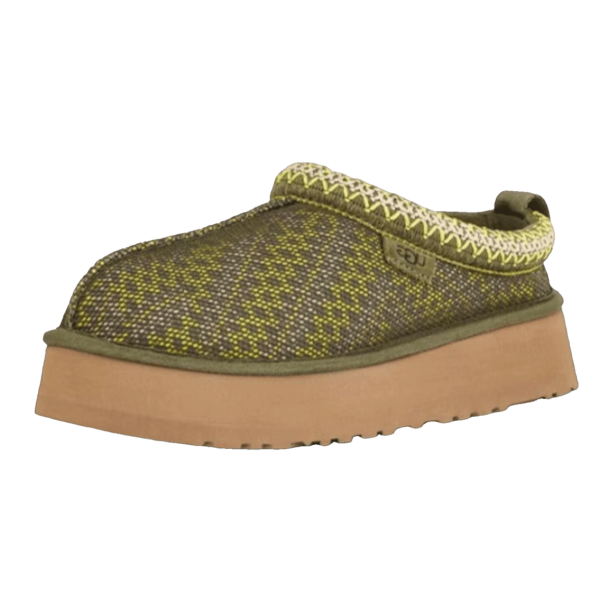UGG Tazz Maxi Tasman Slipper Burnt Olive (W) Side 1140430-BTOL