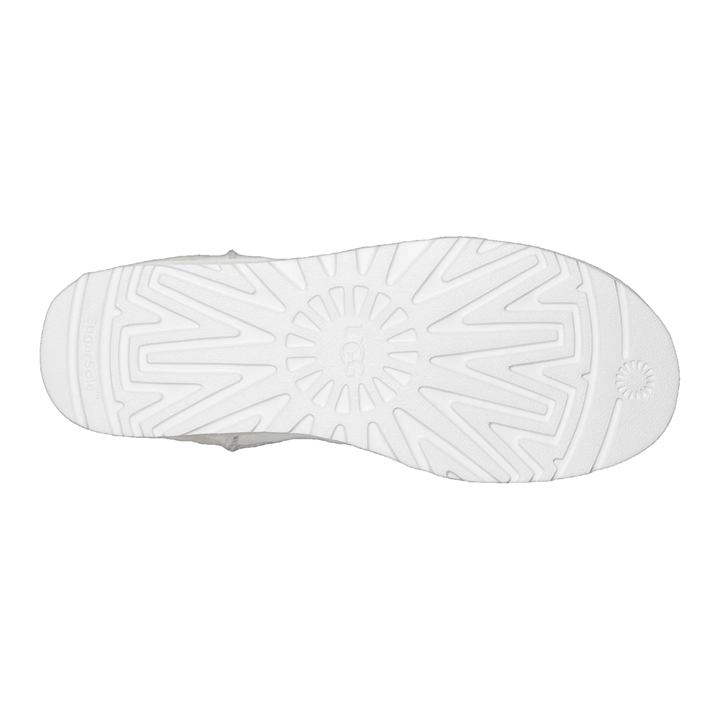UGG x Telfar Logo Mini Crinkle White Sohle