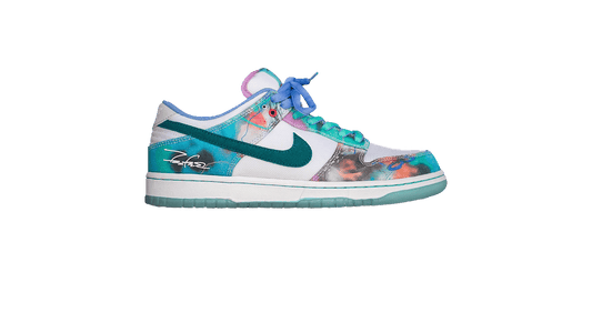 Nike SB Dunk Low x Futura Laboratories White und Geode Teal