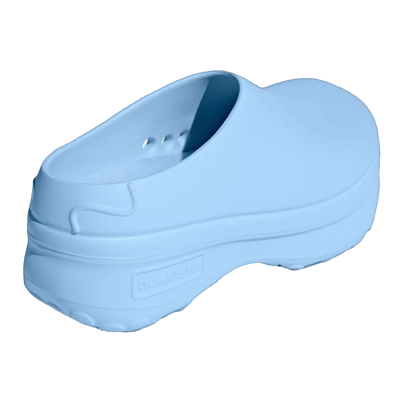 adidas adiFOM Stan Smith Mule Clear Sky Magic Grey Met (W) Back