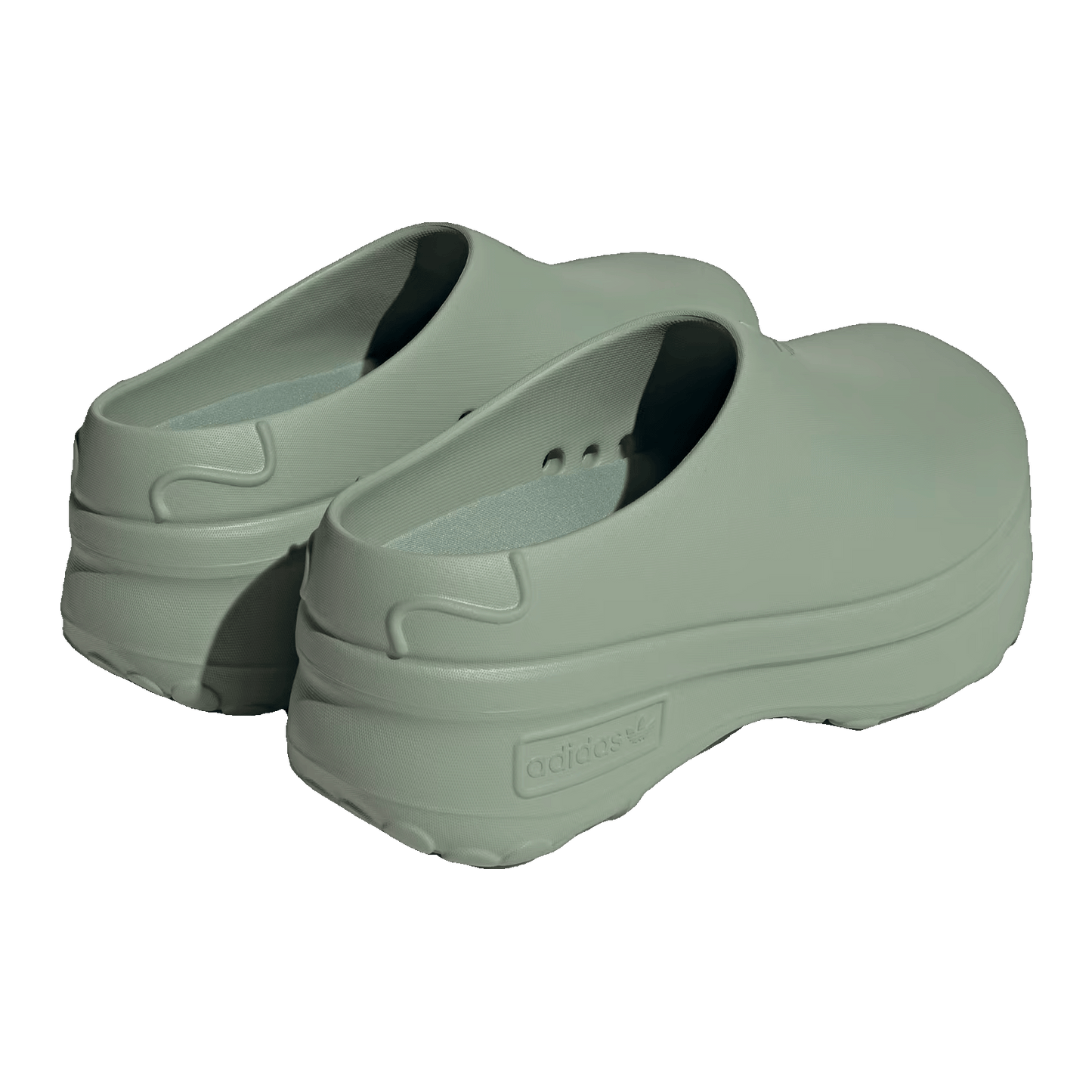 adidas adiFOM Stan Smith Mule Silver Green (W) Back IE7053