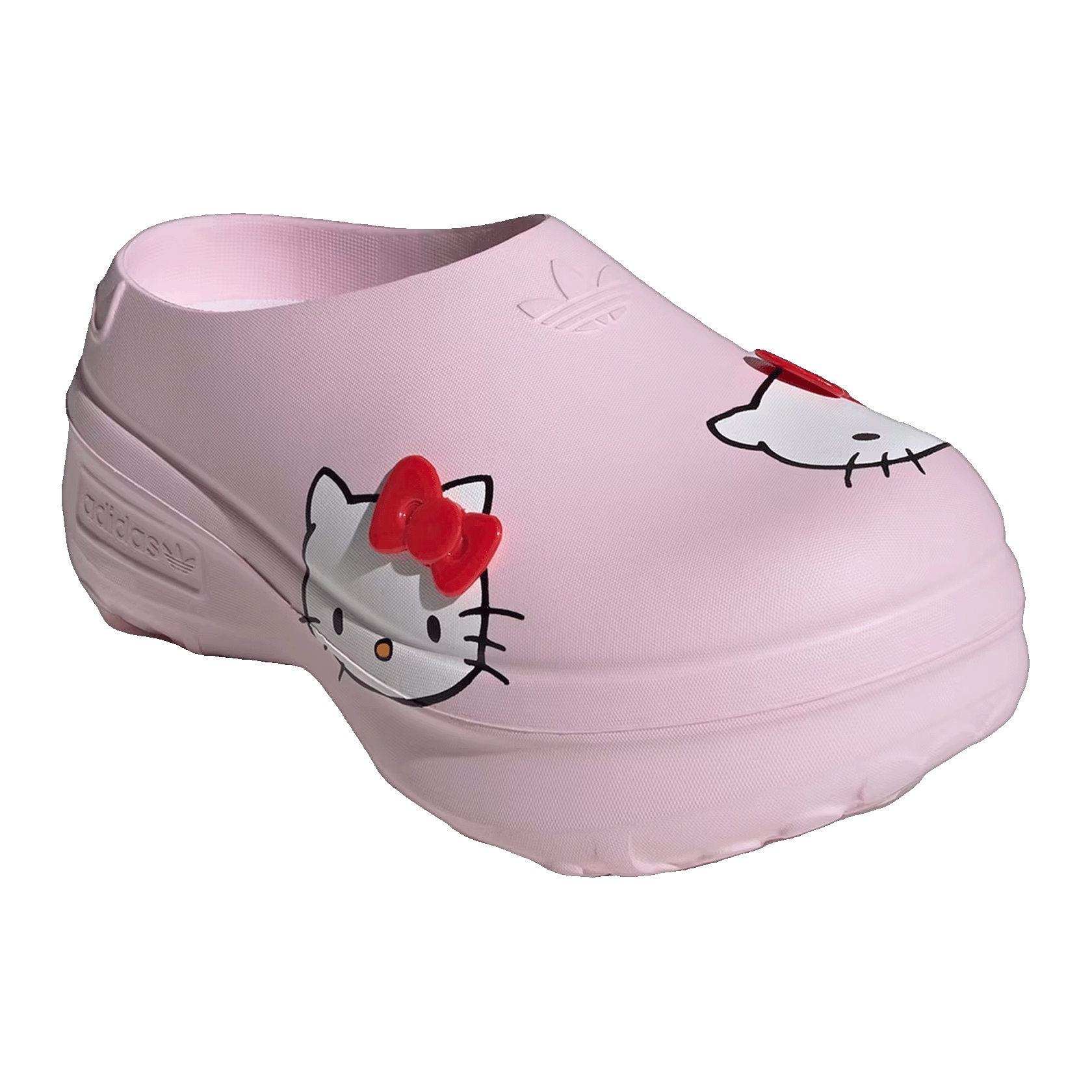 adidas adiFOM Stan Smith Mules Hello Kitty Clear Pink Red (W) Side IG4446